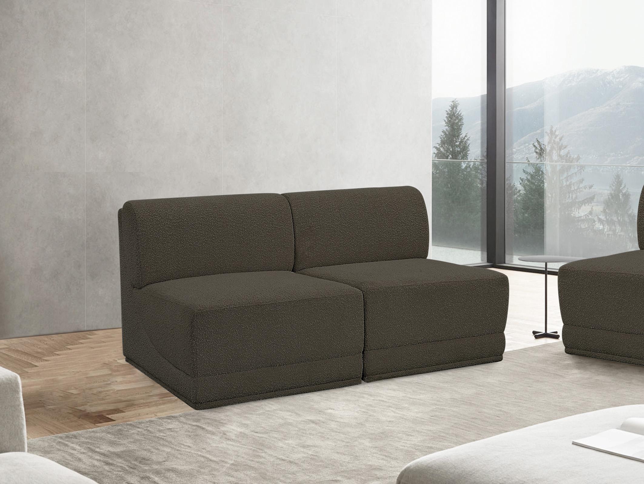 

    
Glam Brown Boucle Modular Sofa Ollie 118Brown-S60 Meridian Contemporary Modern
