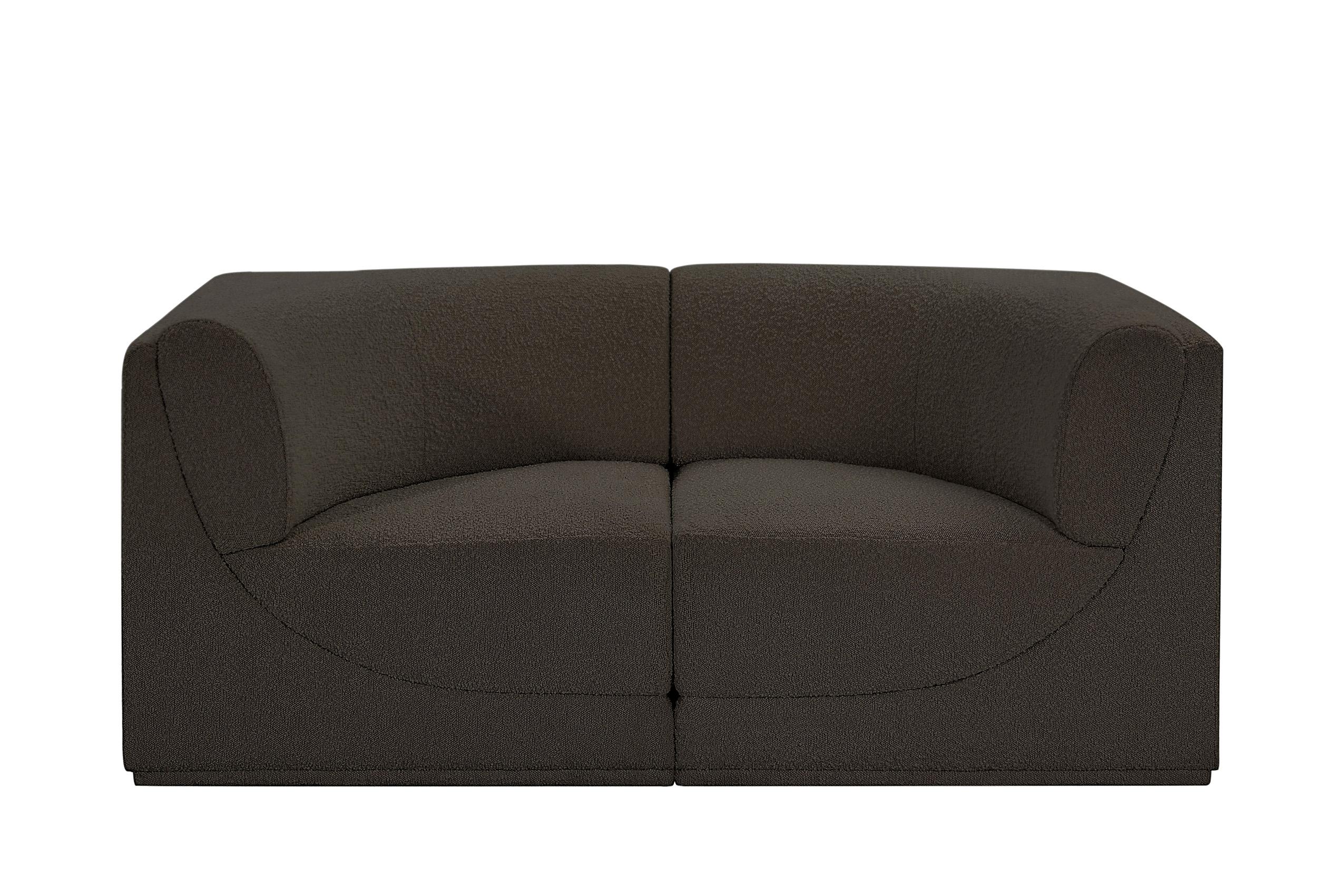 

        
Meridian Furniture Ollie 118Brown-S68 Modular Sofa Brown Boucle 094308305295
