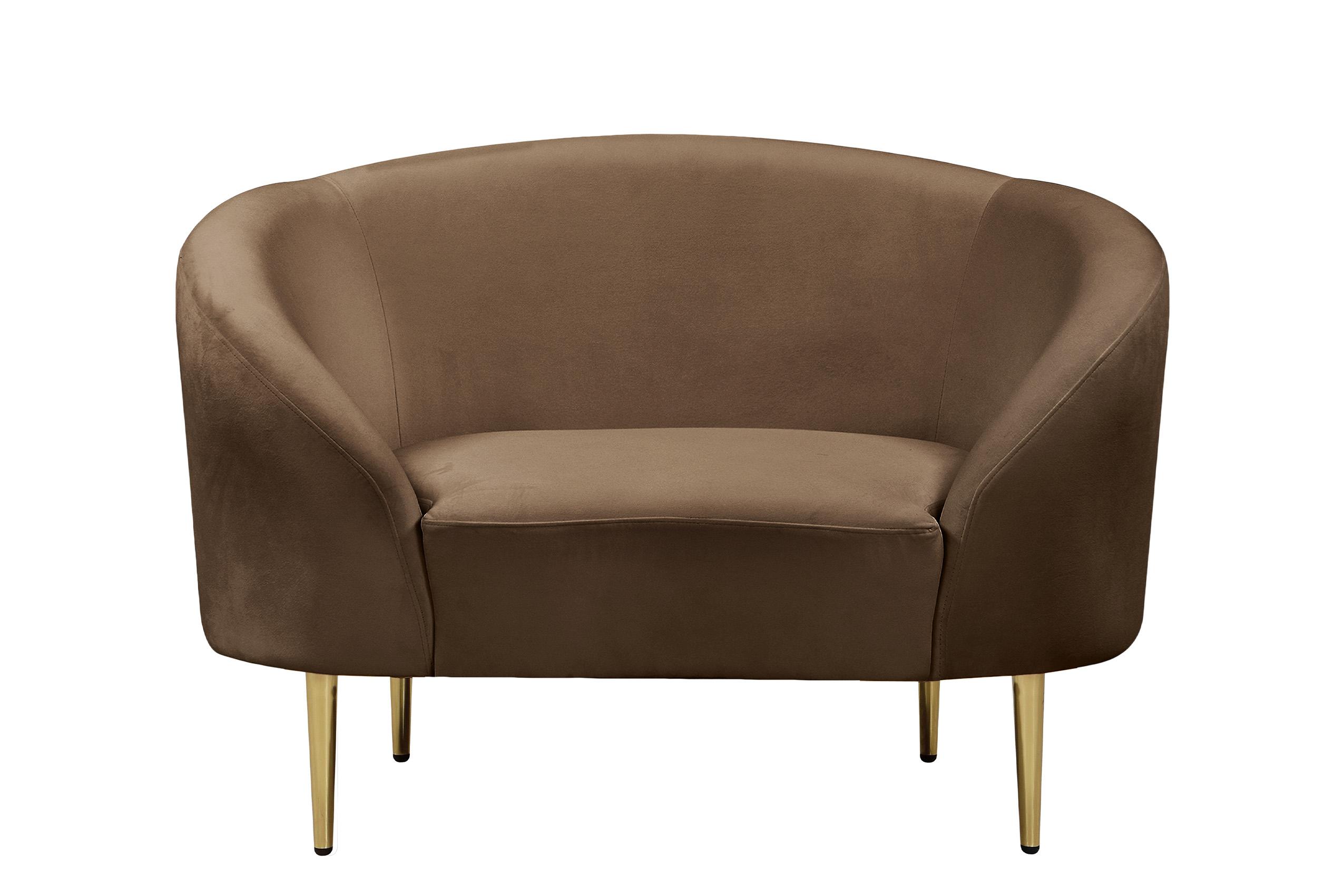

        
094308284286Glam Brown Velvet Sofa Set 3Pcs RITZ 659Brown-S Meridian Contemporary Modern
