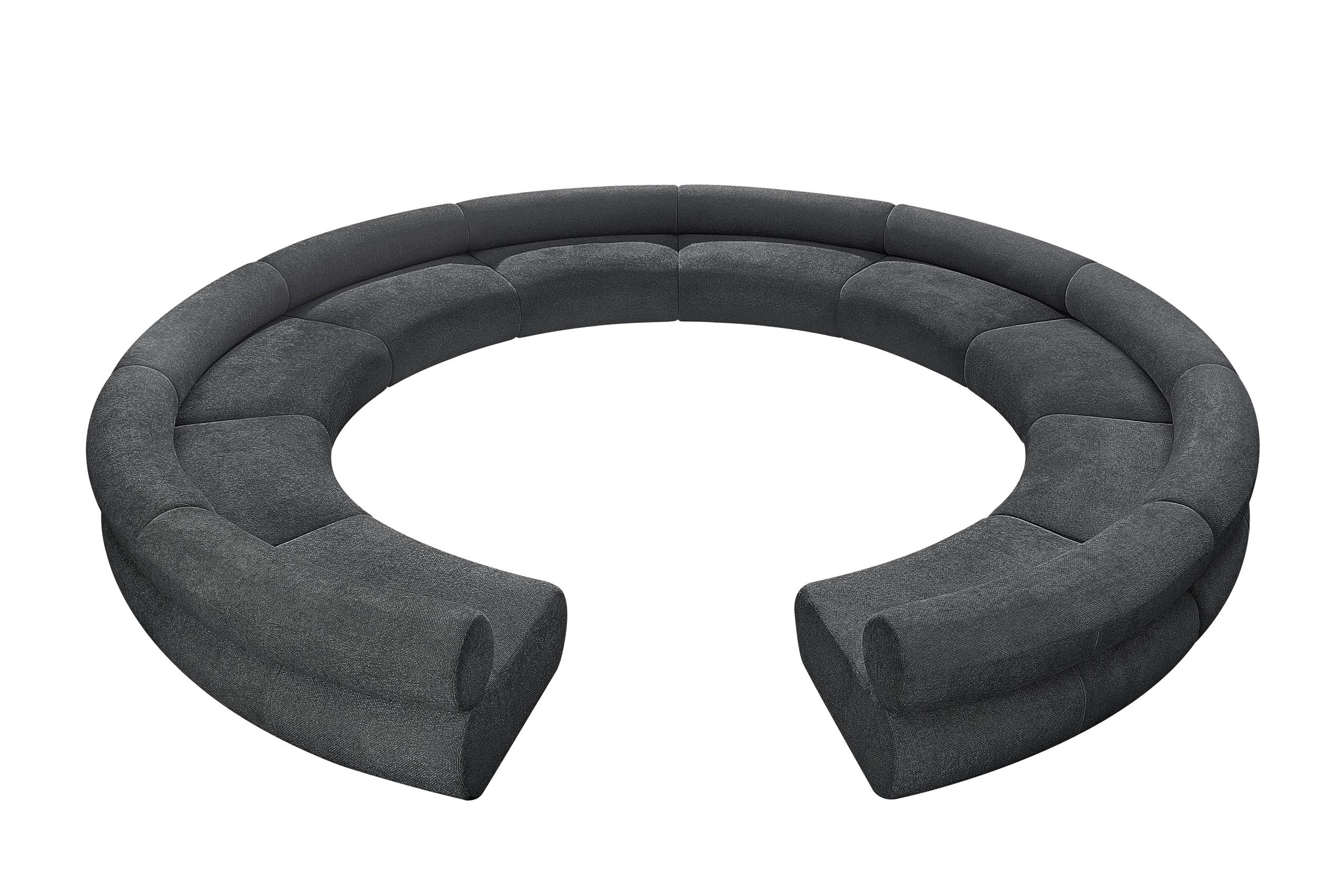 

    
114Grey-S10A Meridian Furniture Modular Sectional Sofa
