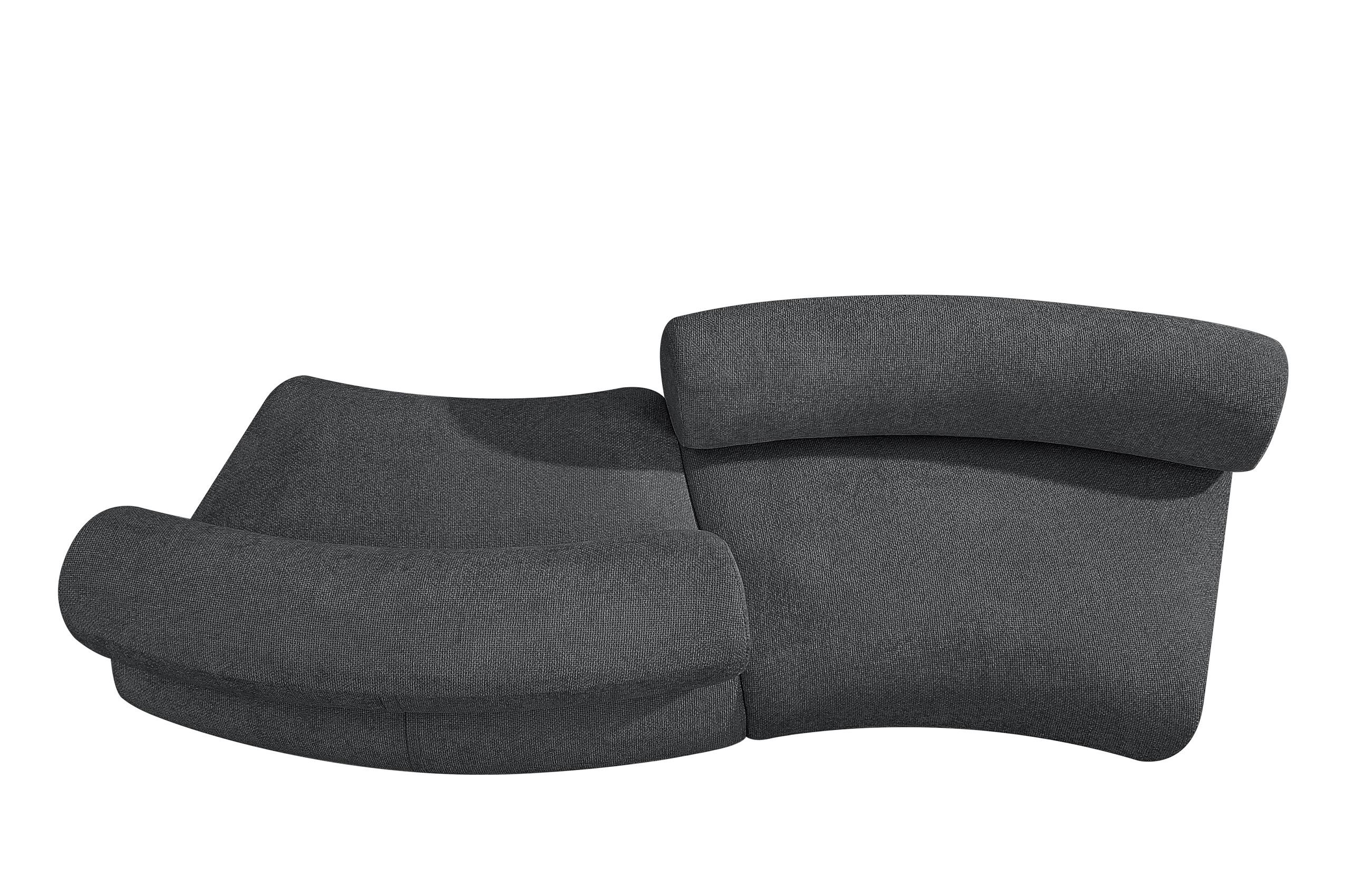 

        
Meridian Furniture Bale 114Grey-S2B Modular Sectional Sofa Charcoal Grey Chenille 094308304212
