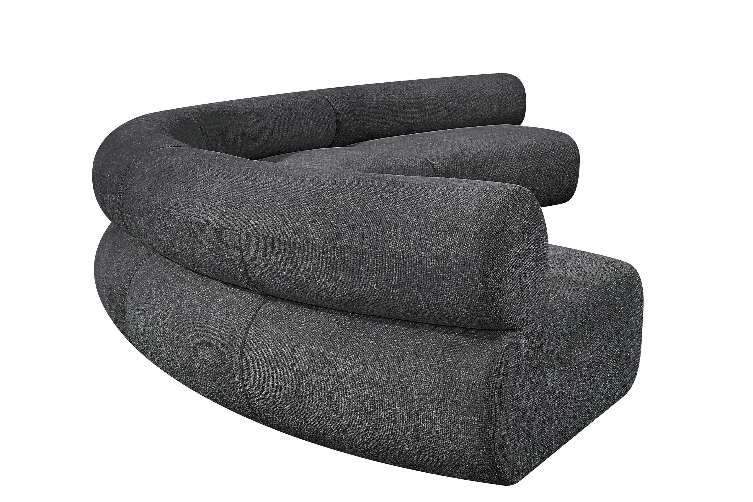 

        
Meridian Furniture Bale 114Grey-S4A Modular Sectional Sofa Charcoal Grey Chenille 094308304298
