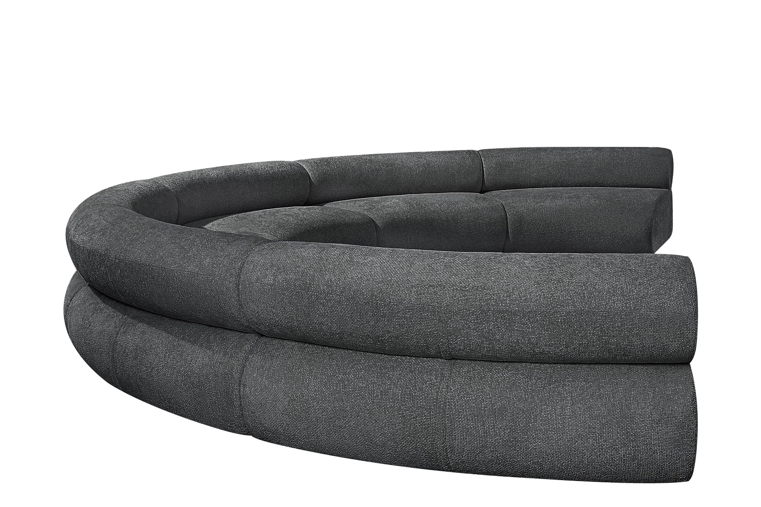 

        
Meridian Furniture Bale 114Grey-S6A Modular Sectional Sofa Charcoal Grey Chenille 094308304410
