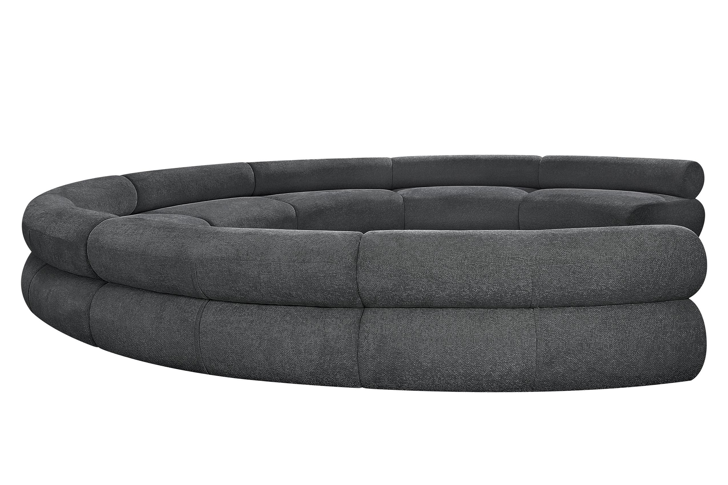 

    
114Grey-S8A Meridian Furniture Modular Sectional Sofa
