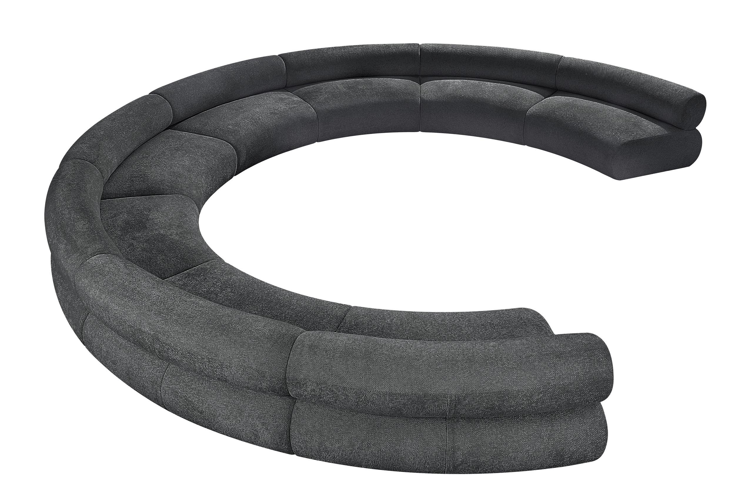 

        
Meridian Furniture Bale 114Grey-S8A Modular Sectional Sofa Charcoal Grey Chenille 094308304533
