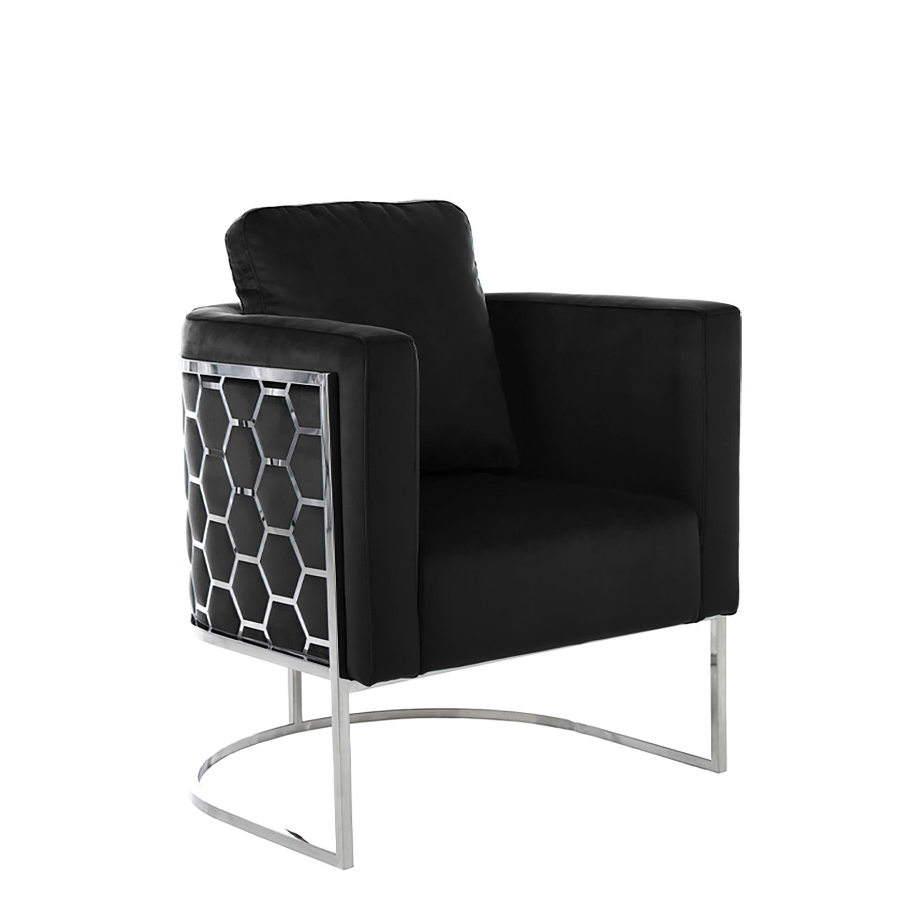 

        
Meridian Furniture CASA 691Black-S-Set-3 Sofa Set Black Velvet 094308254609
