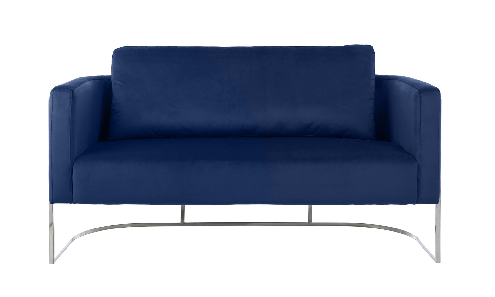 

    
Meridian Furniture CASA 691Navy-L Loveseat Chrome/Navy blue 691Navy-L
