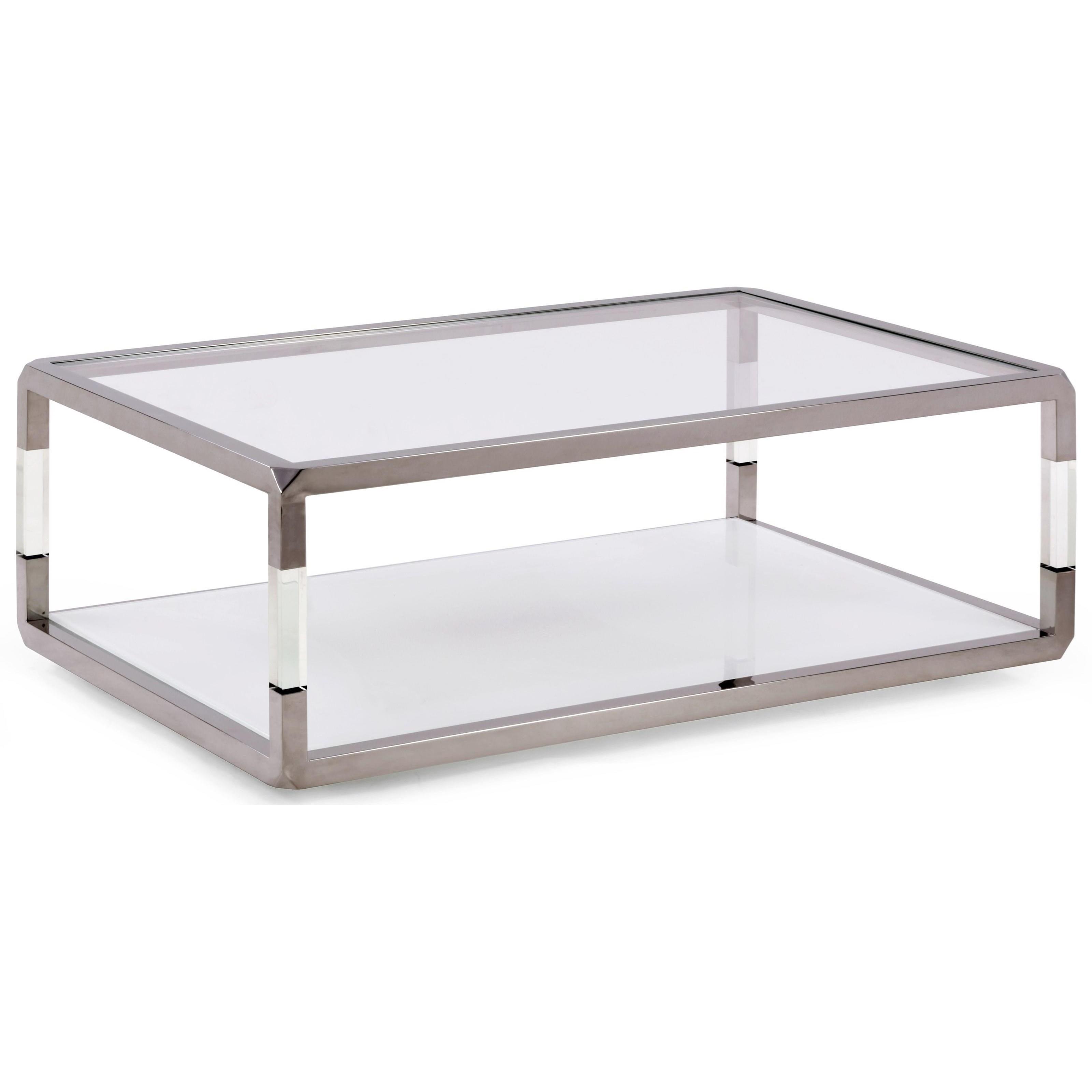 

    
Glam Coffee Table with Glass Top Modern JASPER by Modus Furniture
