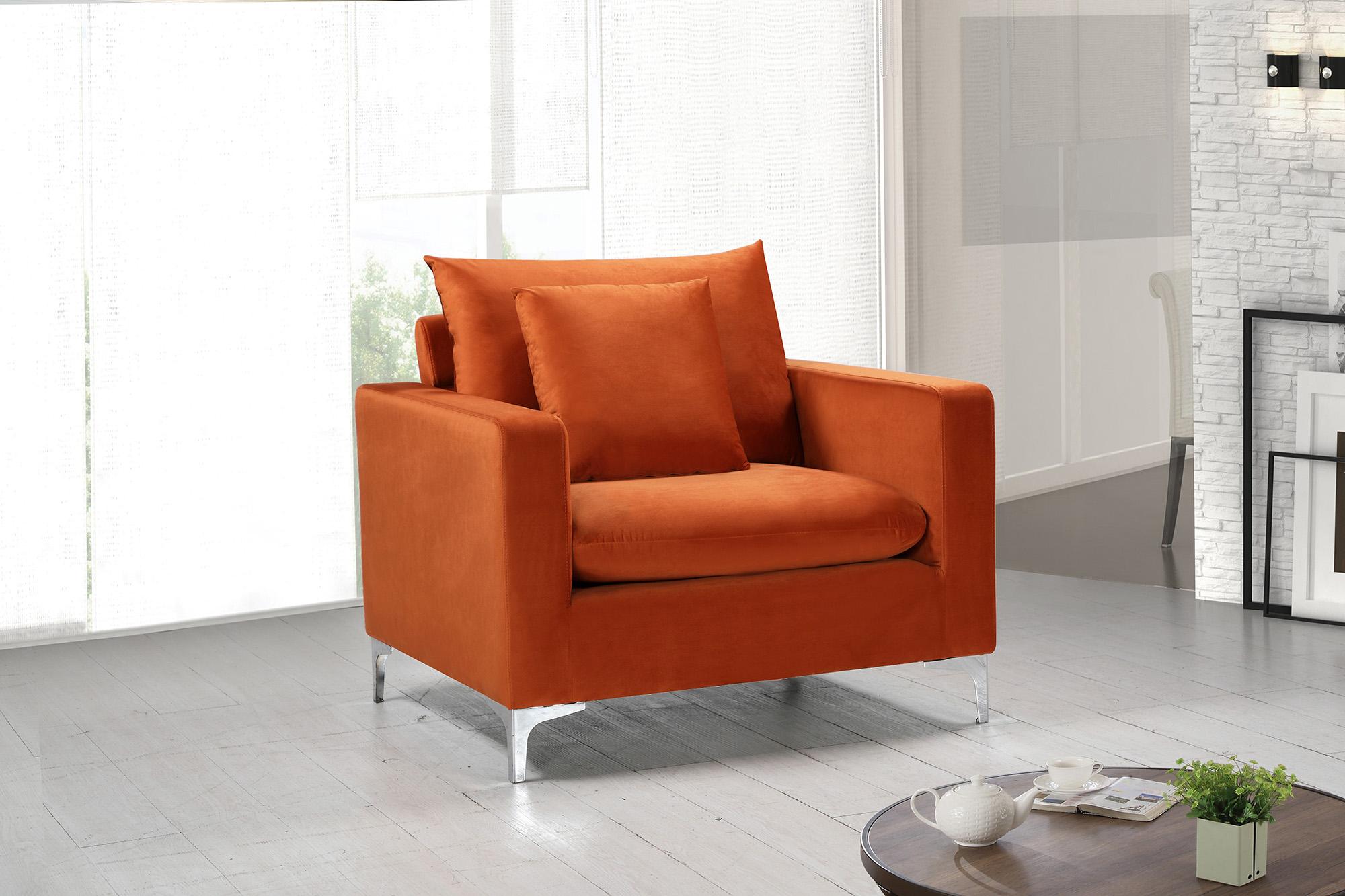 

    
Glam Cognac Velvet Arm Chair 633Cognac-C Naomi Meridian Modern Contemporary
