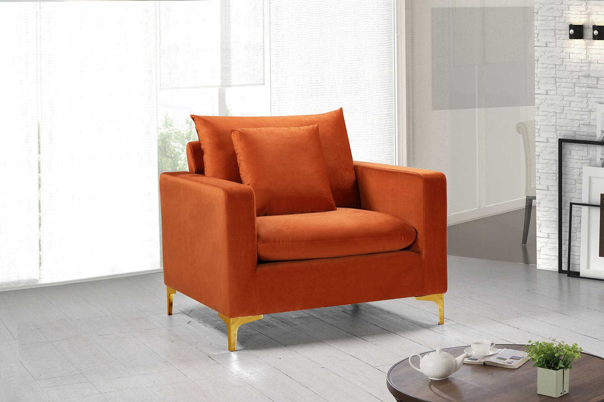 

    
Glam Cognac Velvet Arm Chair 633Cognac-C Naomi Meridian Modern Contemporary
