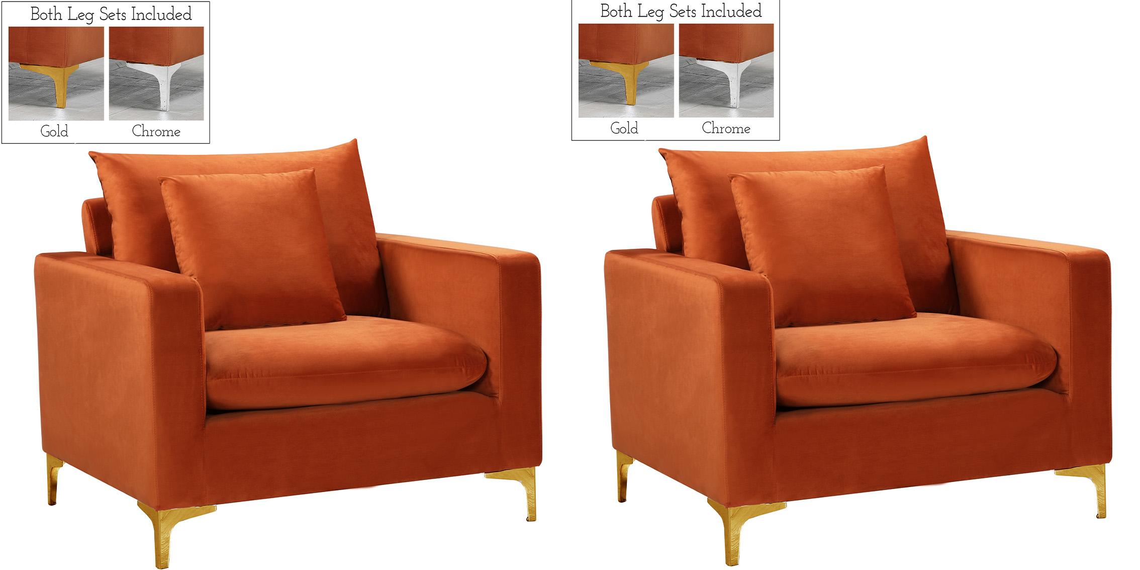 

    
633Cognac-C Meridian Furniture Arm Chair
