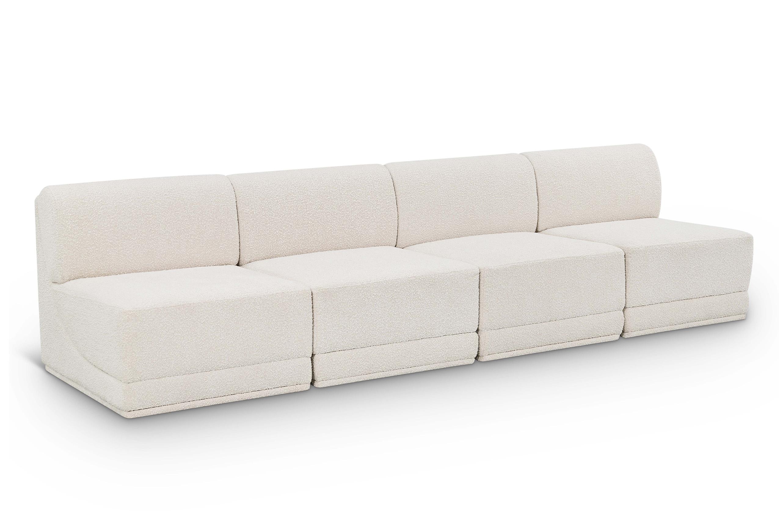 Contemporary, Modern Modular Sofa Ollie 118Cream-S120 118Cream-S120 in Cream 