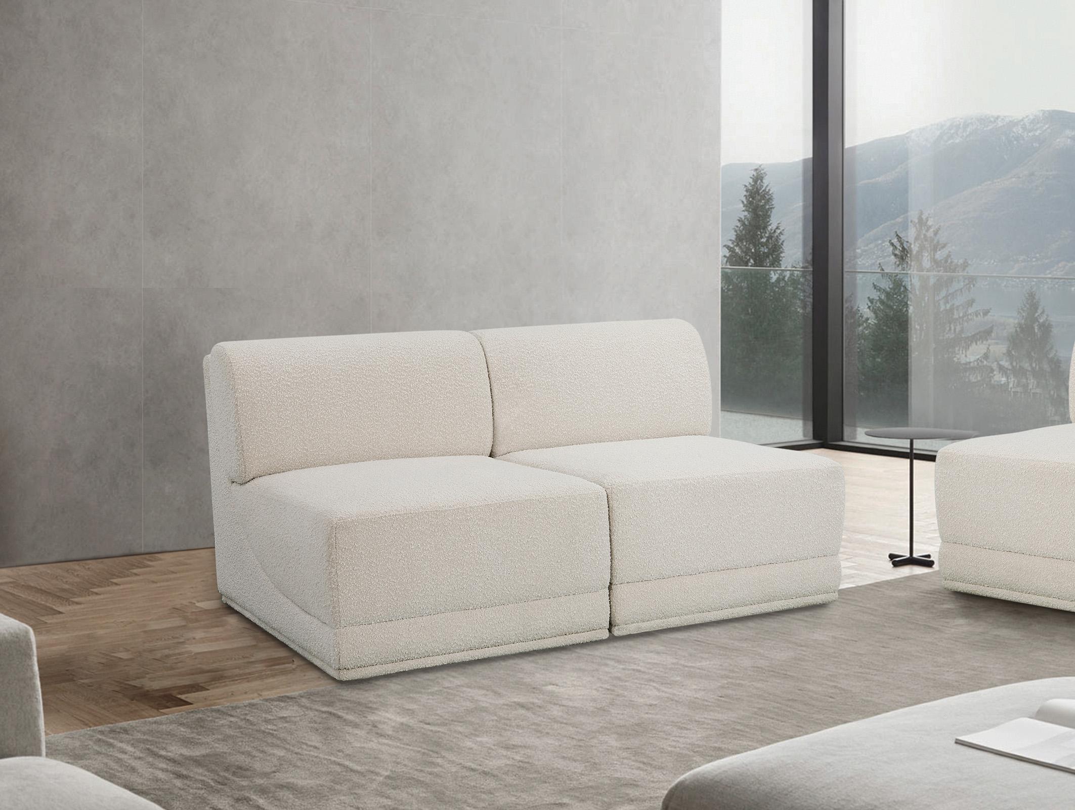 

    
Glam Cream Boucle Modular Sofa Ollie 118Cream-S60 Meridian Contemporary Modern
