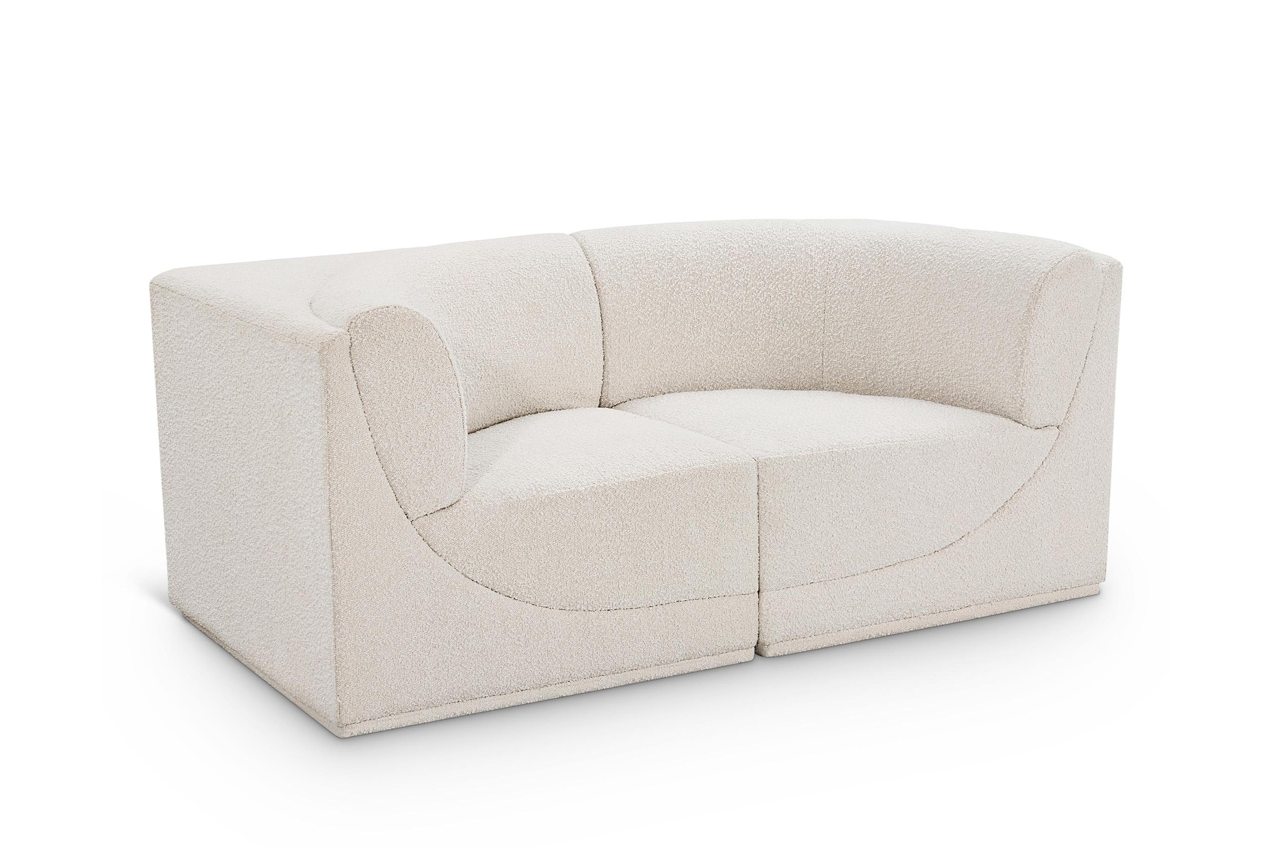 Contemporary, Modern Modular Sofa Ollie 118Cream-S68 118Cream-S68 in Cream 
