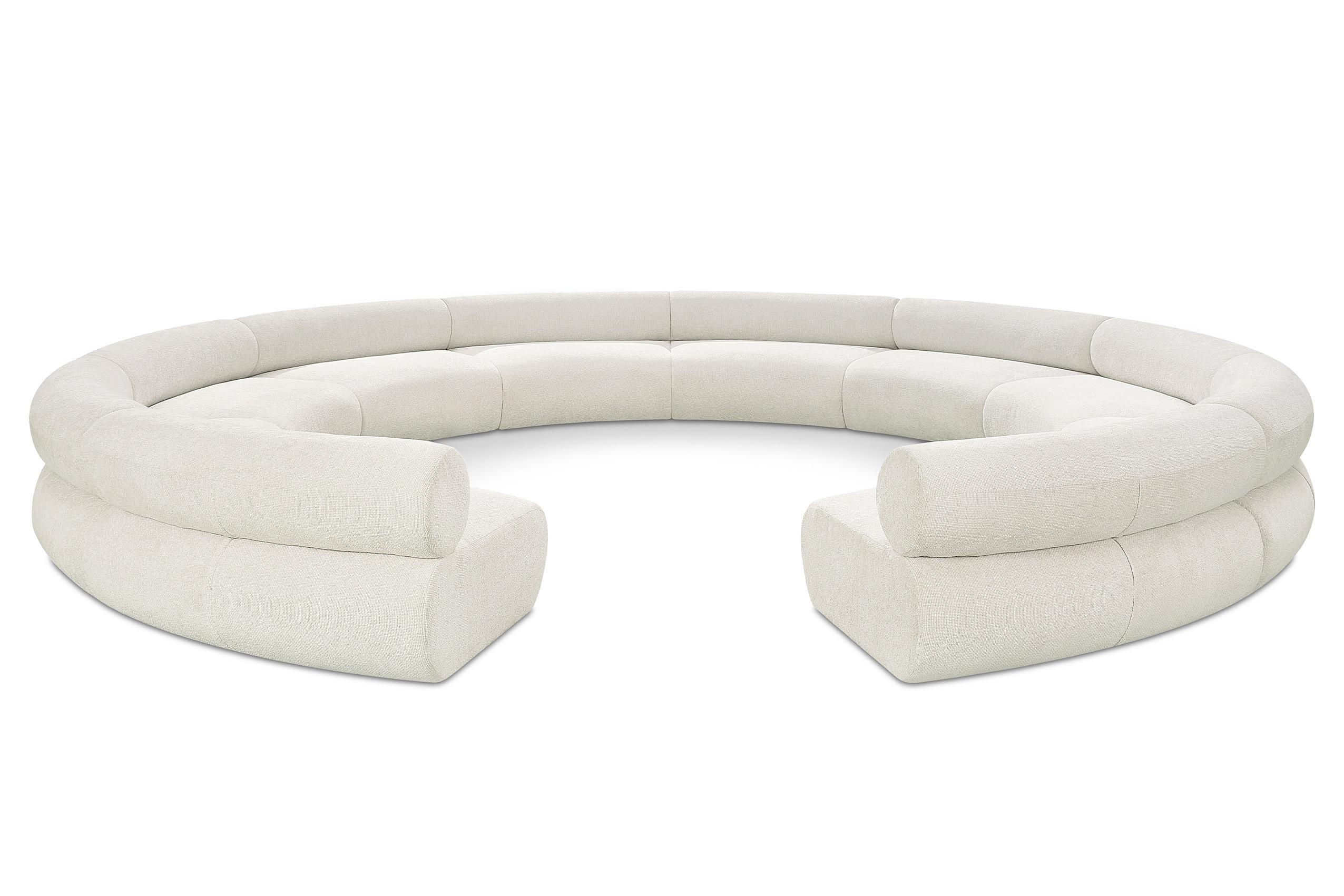 Contemporary, Modern Modular Sectional Sofa Bale 114Cream-S10A 114Cream-S10A in Cream Chenille