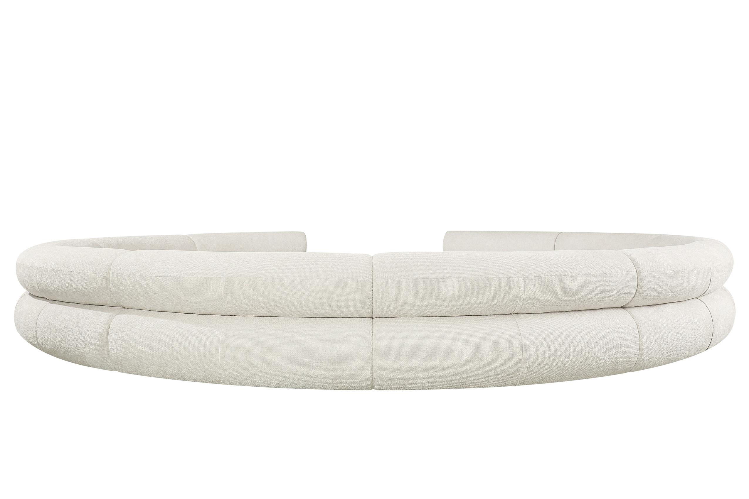 

        
Meridian Furniture Bale 114Cream-S10A Modular Sectional Sofa Cream Chenille 094308304588
