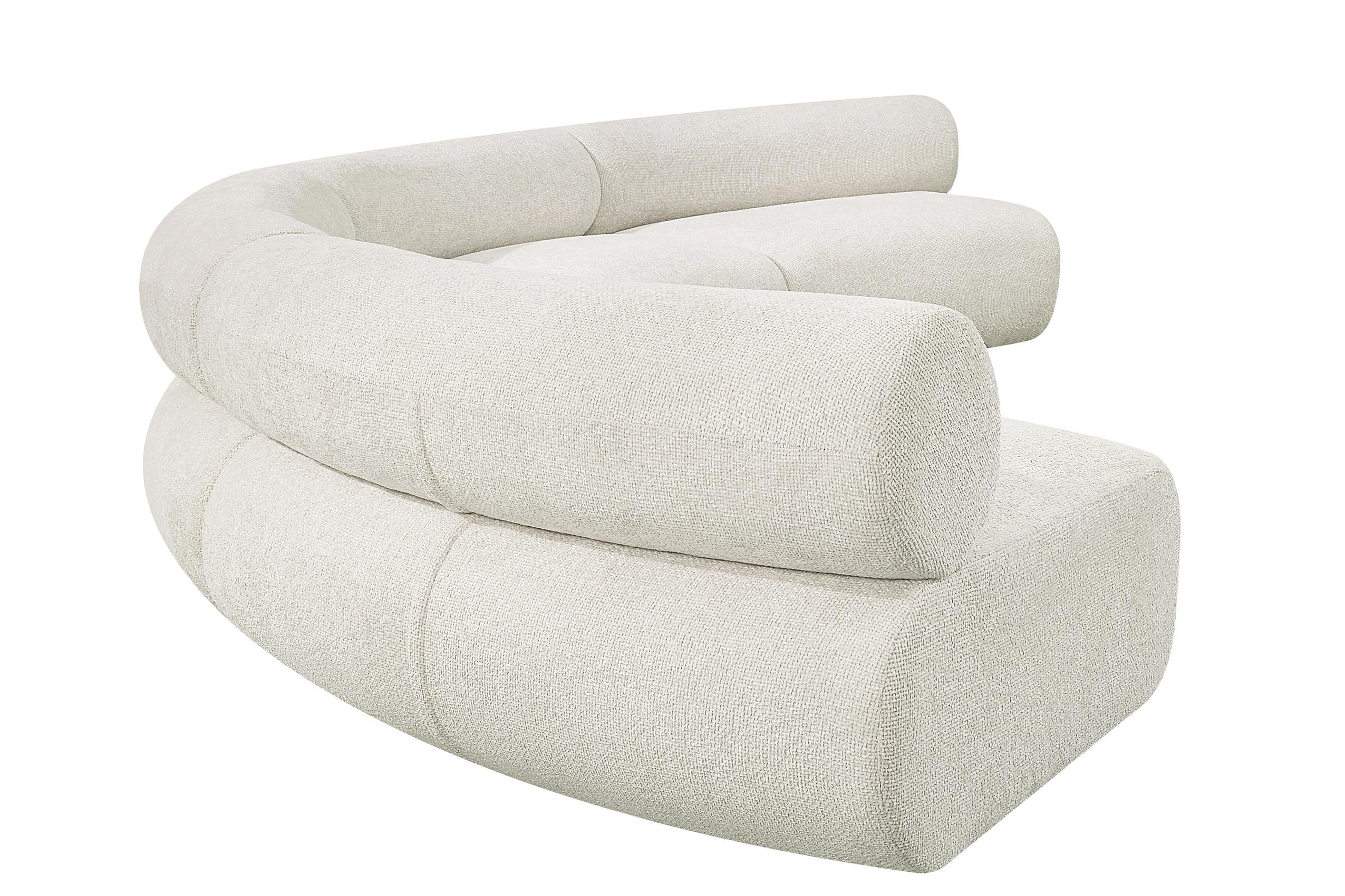 

        
Meridian Furniture Bale 114Cream-S4A Modular Sectional Sofa Cream Chenille 094308304267
