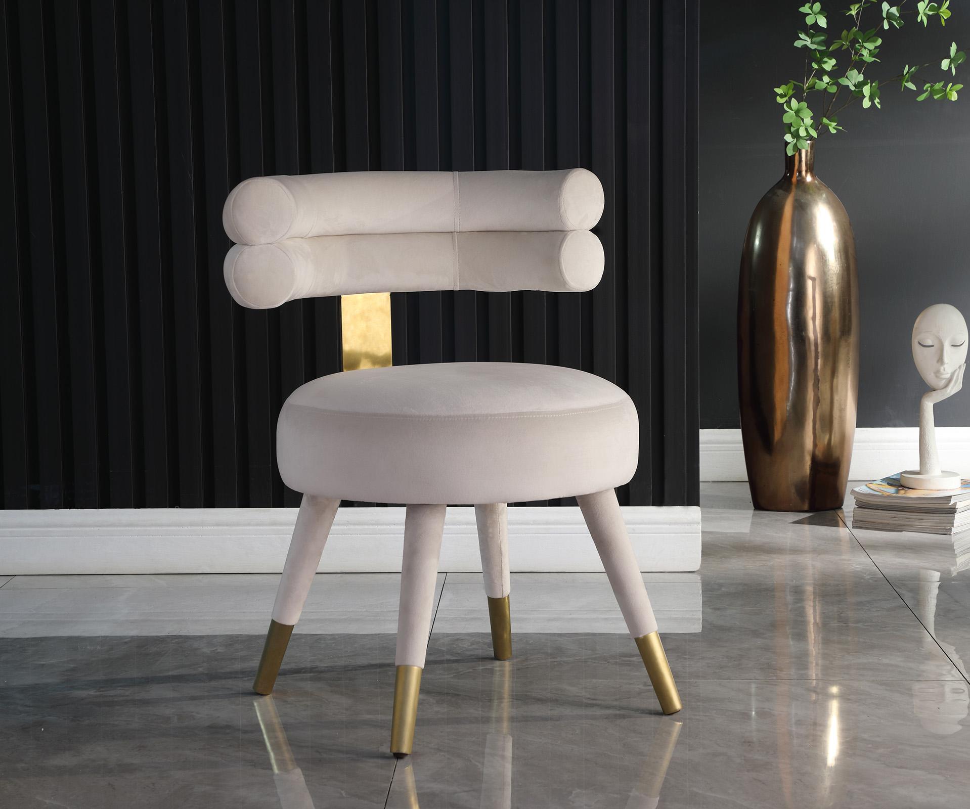 

        
Meridian Furniture FITZROY 747Cream-C Dining Chair Set Cream Velvet 094308254814
