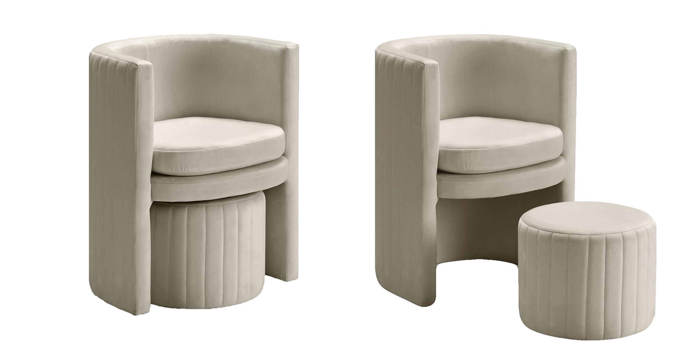 

    
Meridian Furniture SELENA 555Cream Arm Chair Set Cream 555Cream-Set-4
