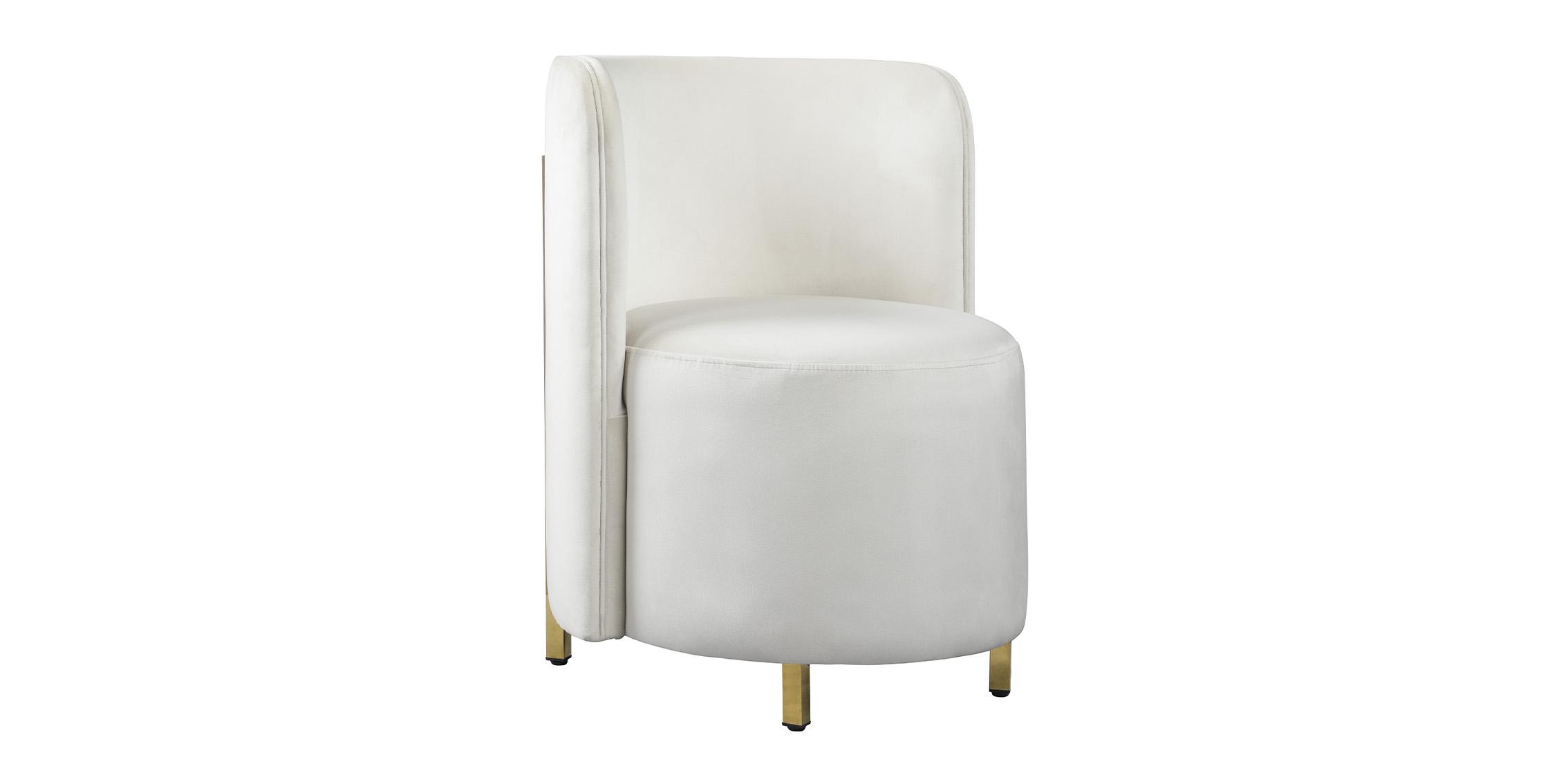 Contemporary, Modern Accent Chair ROTUNDA 518Cream-C 518Cream-C in Cream Velvet