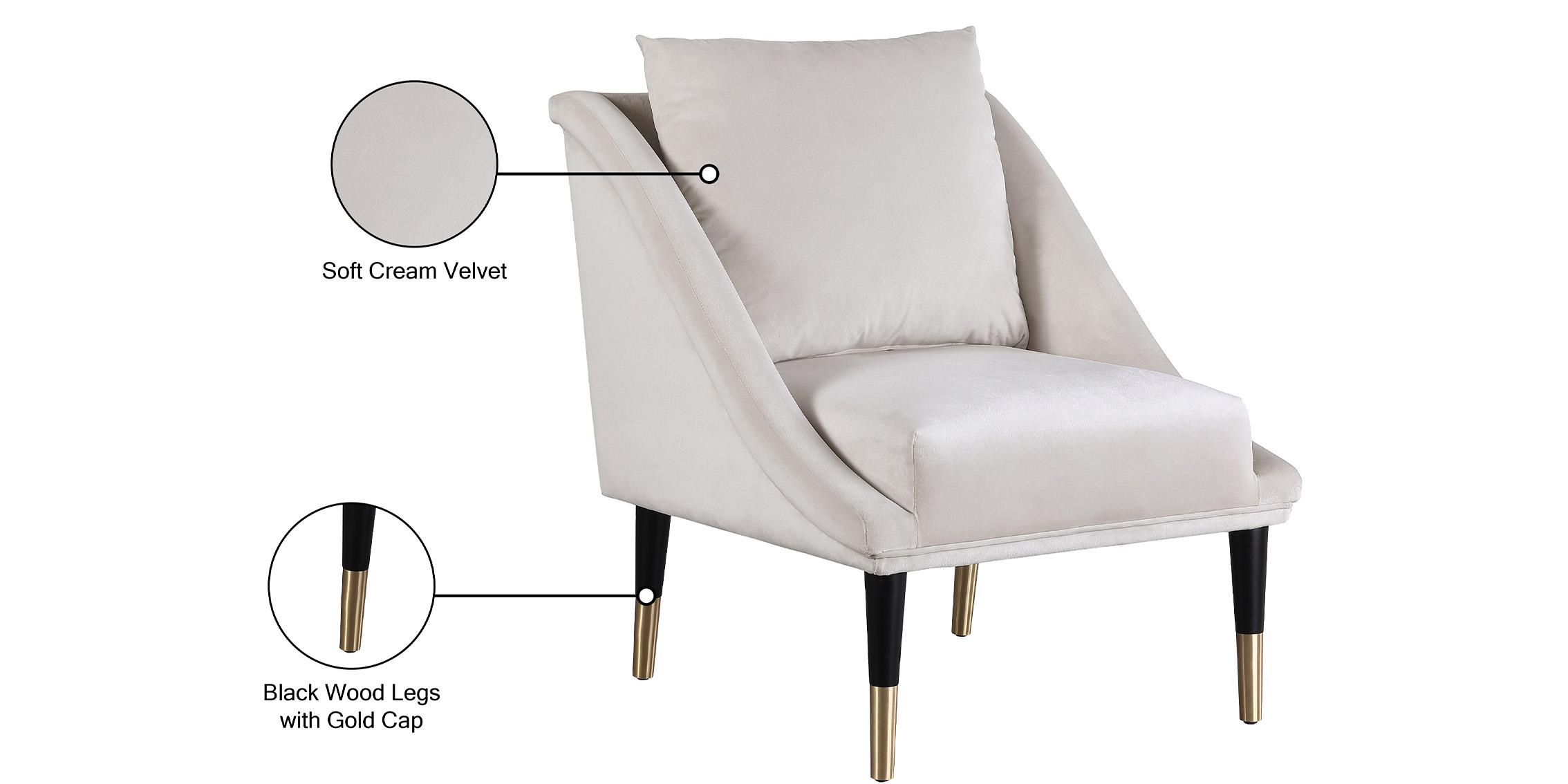 

    
517Cream-C-Set-2 Glam Cream Velvet Accent Chair Set 2Pcs ELEGANTE 517Cream-C Meridian Modern
