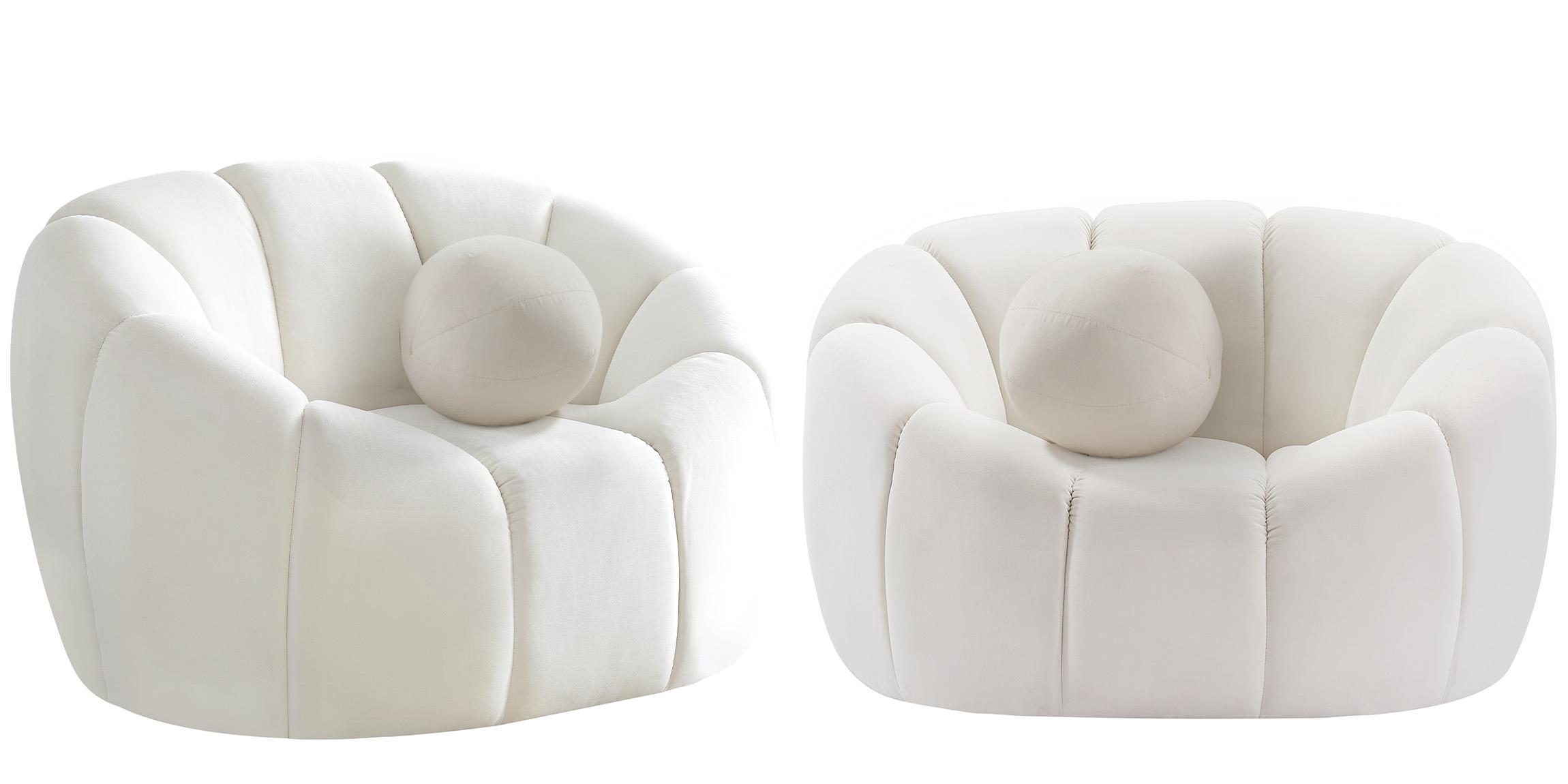 

    
Meridian Furniture ELIJAH 613Cream Arm Chairs Cream 613Cream-C
