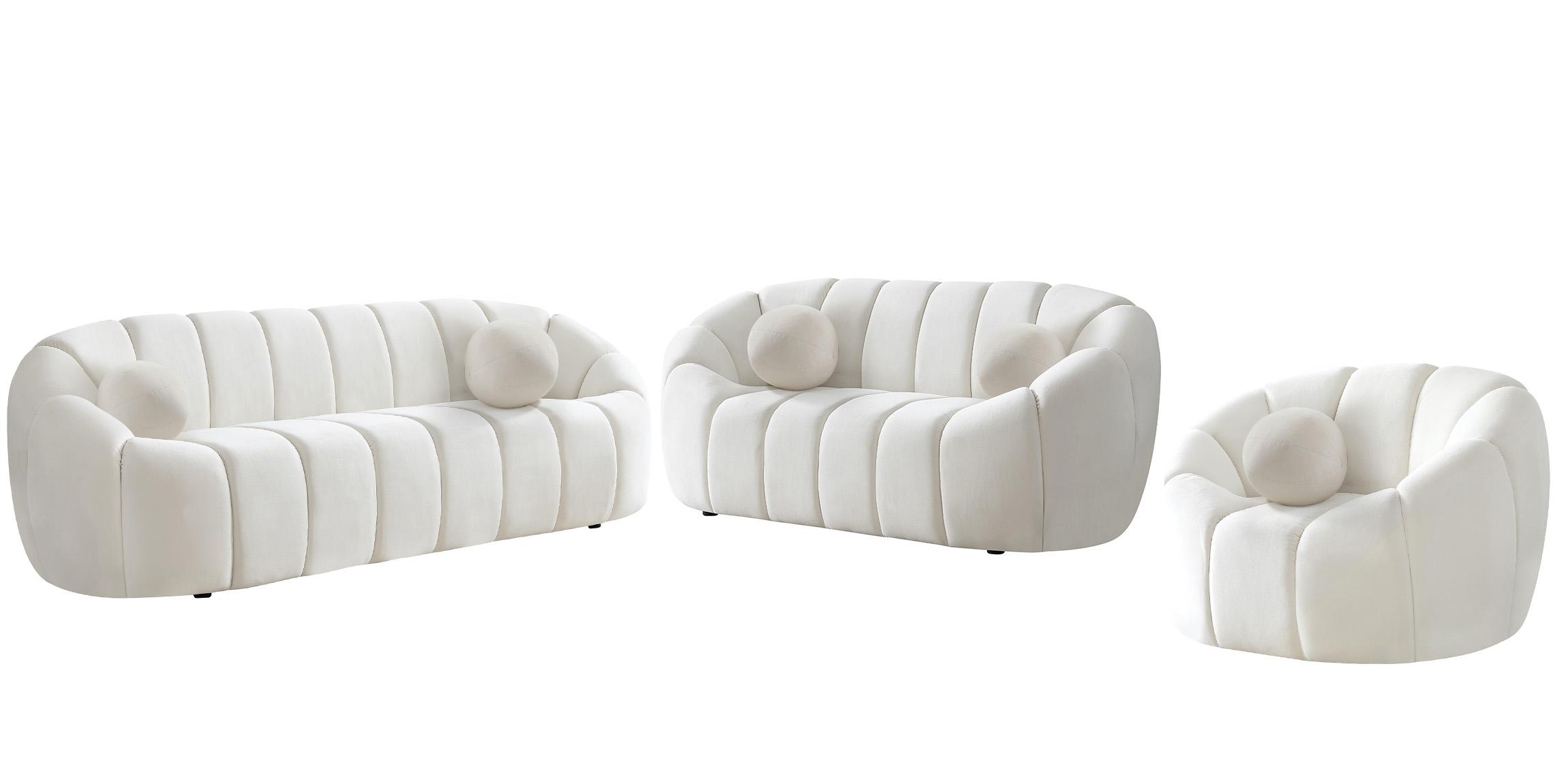 

        
Meridian Furniture ELIJAH 613Cream Arm Chairs Cream Velvet 094308255668
