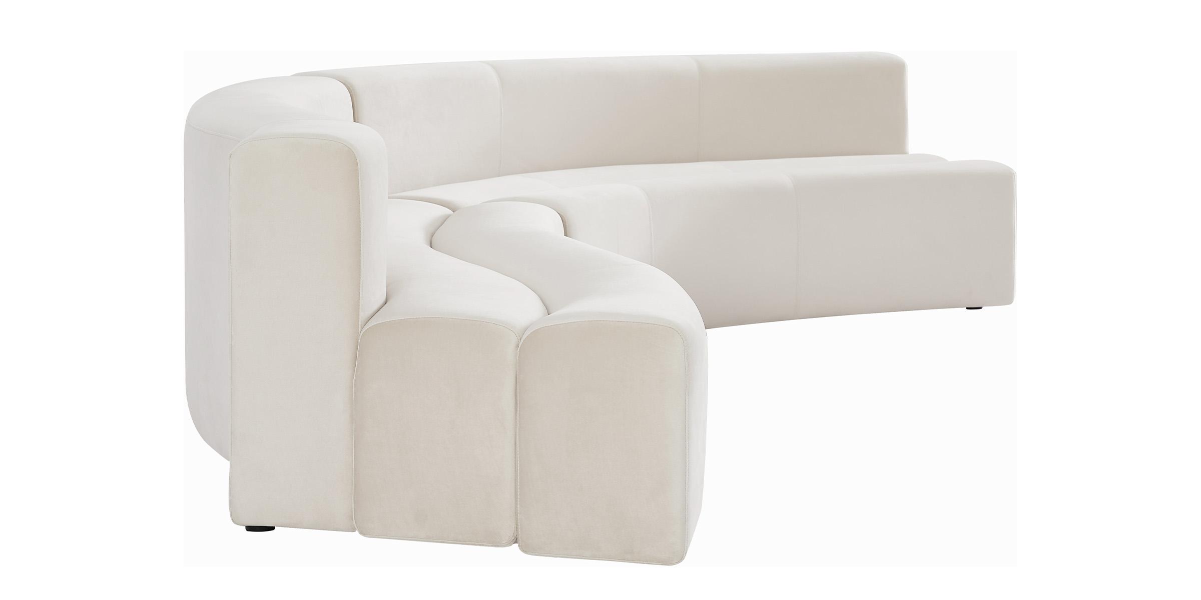 

        
Meridian Furniture Curl 624Cream-Sectional Sectional Sofa Cream Velvet 094308255835
