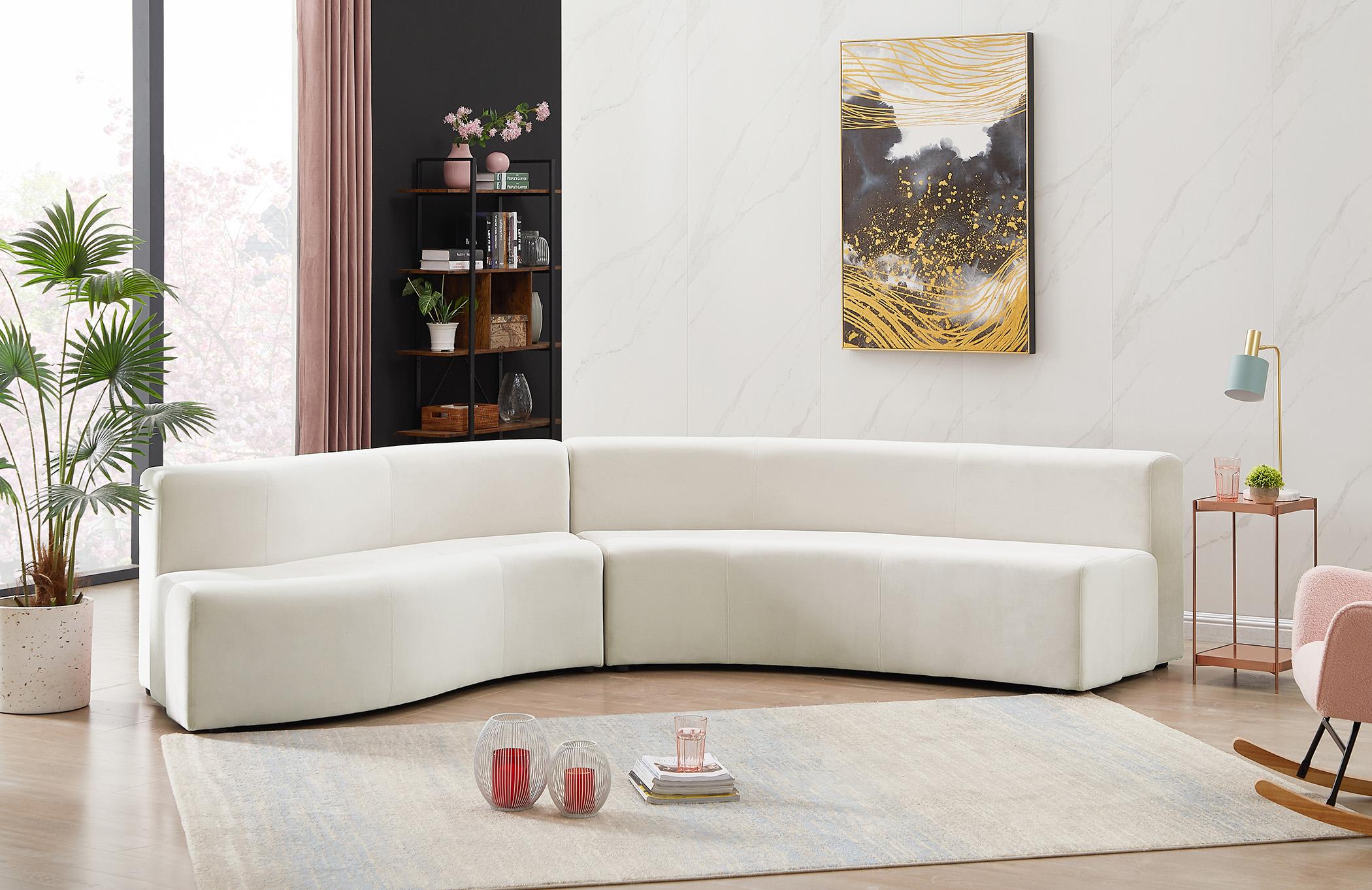 

    
624Cream-Sectional Glam CREAM Velvet Channel Tufted Sectional Curl 624Cream Meridian Contemporary

