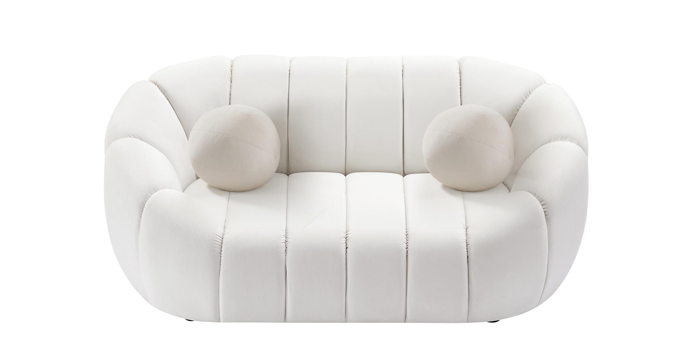 

        
Meridian Furniture ELIJAH 613Cream-S Sofa Set Cream Velvet 094308255644
