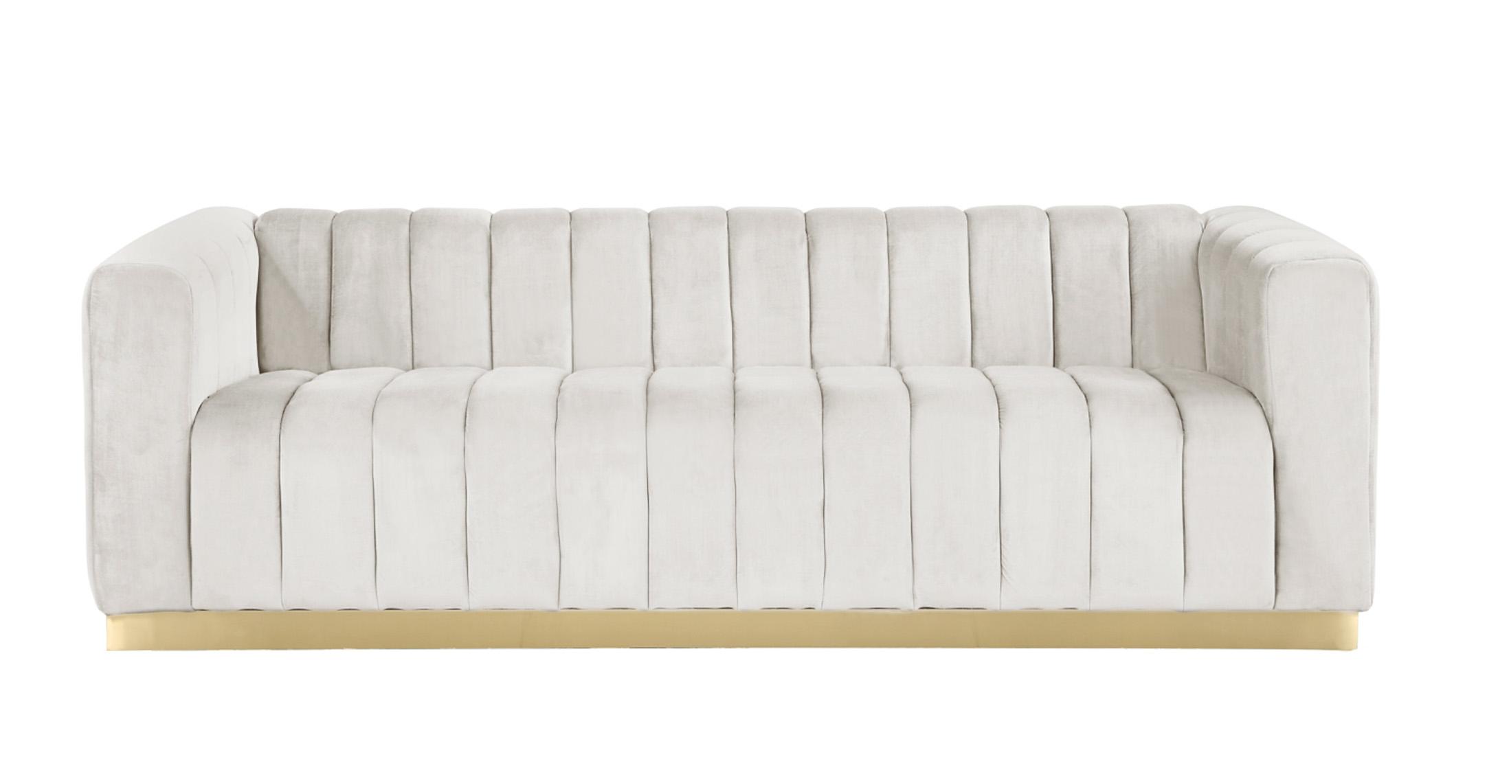 

    
603Cream-S-Set-3 Meridian Furniture Sofa Set
