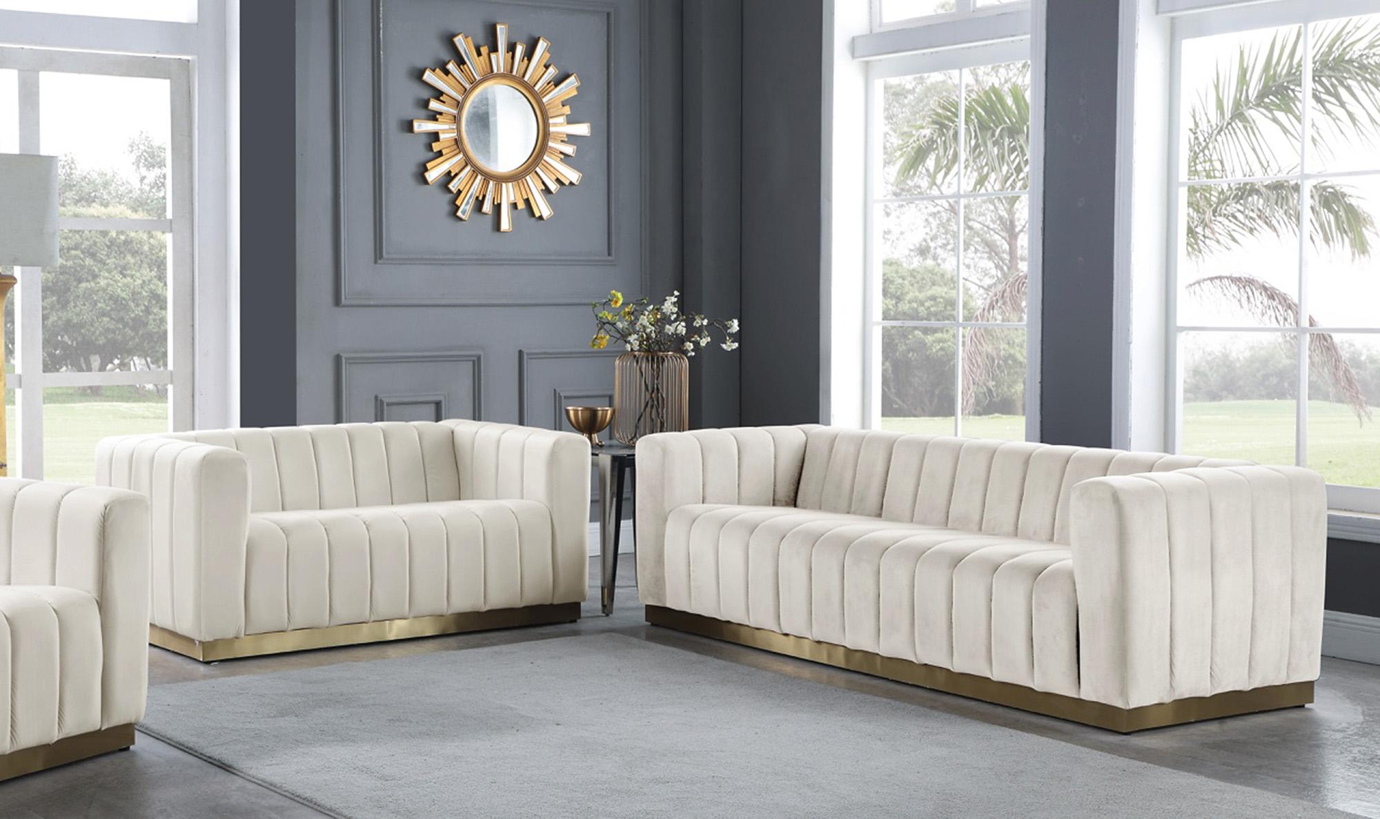 

    
Meridian Furniture MARLON 603Cream-S-Set-3 Sofa Set Cream/Gold 603Cream-S-Set-3
