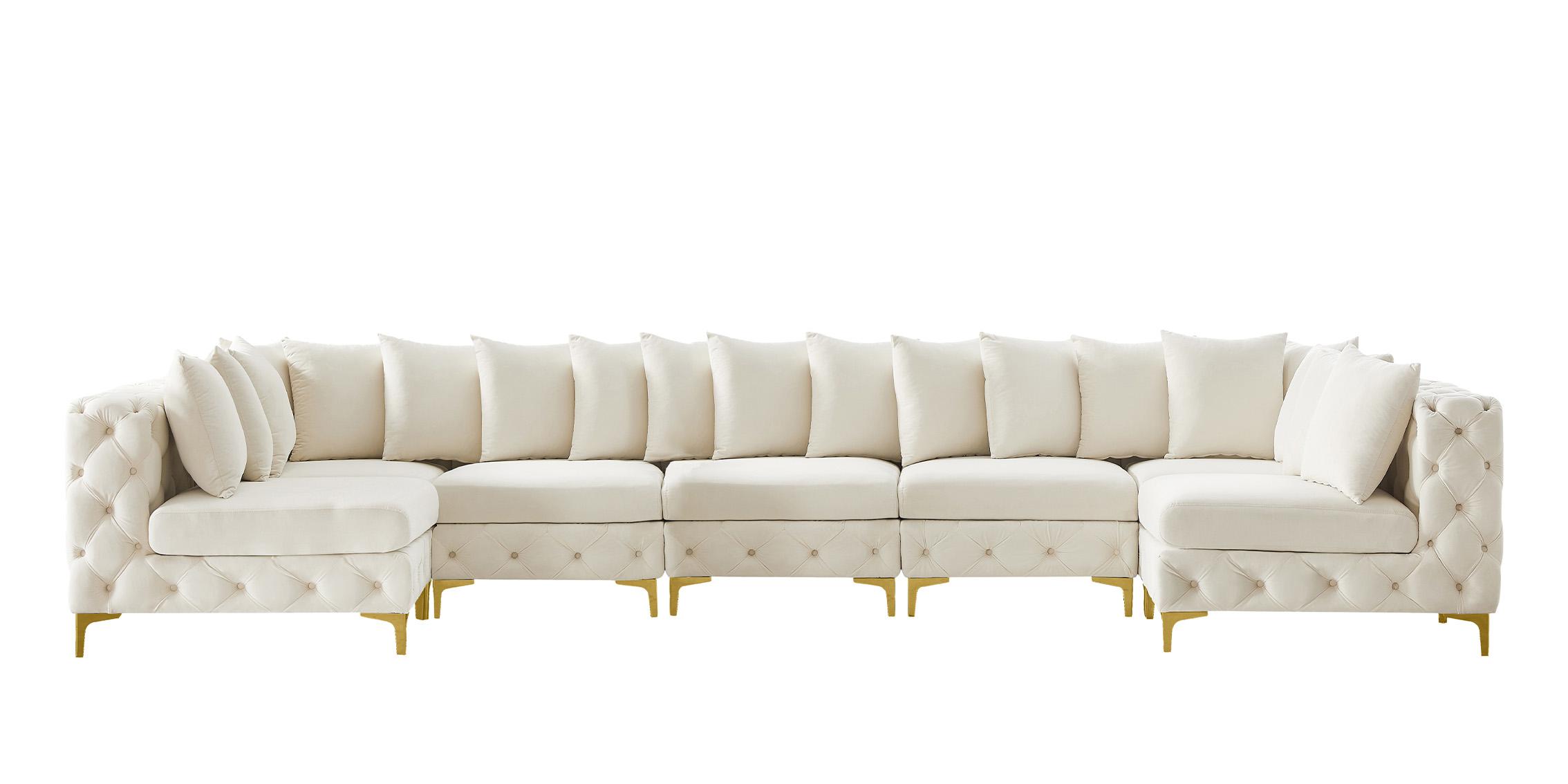 

        
Meridian Furniture TREMBLAY 686Cream-Sec7C Modular Sectional Sofa Cream Fabric 94308270081
