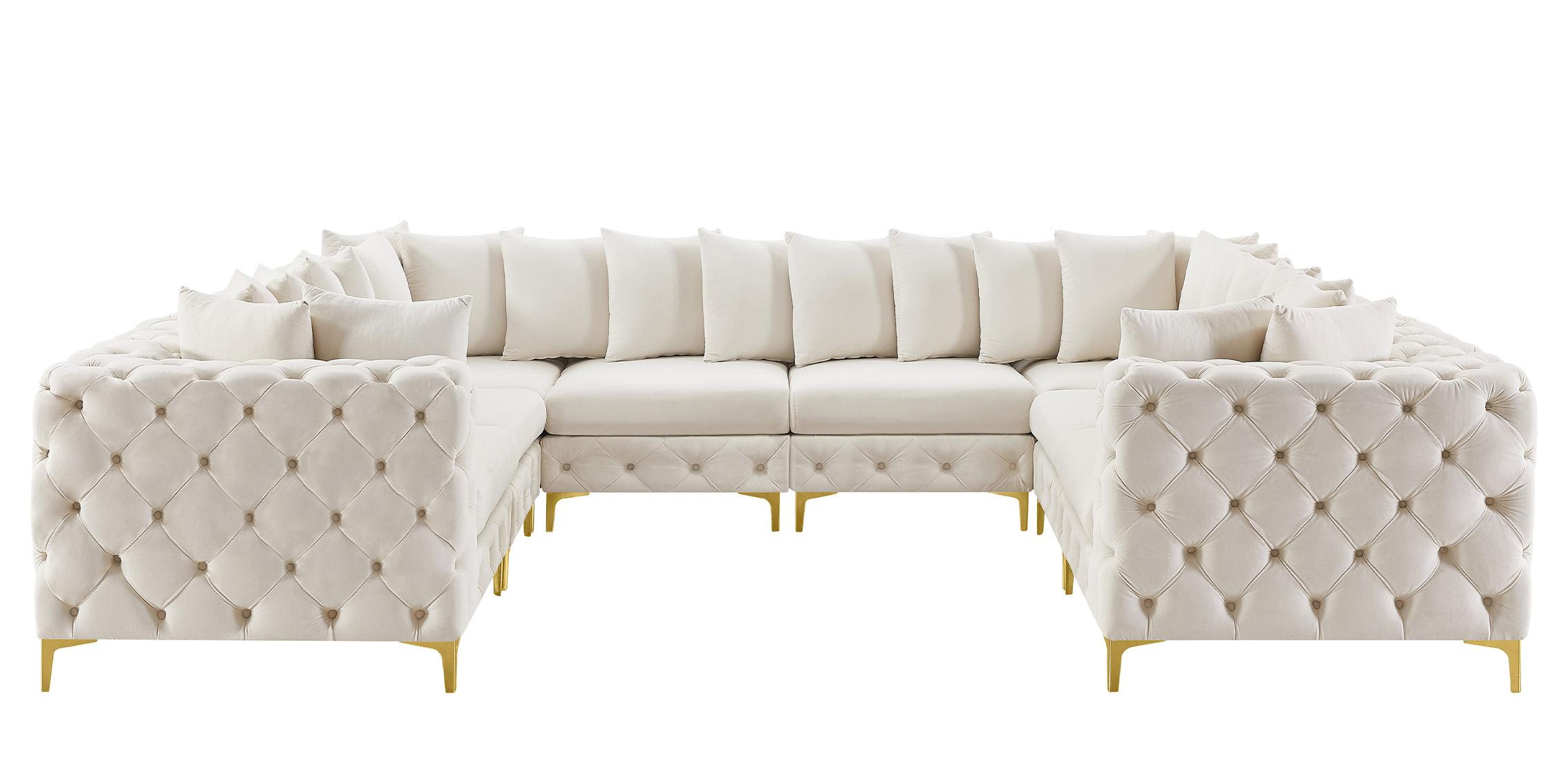 

        
Meridian Furniture TREMBLAY 686Cream-Sec8A Modular Sectional Sofa Cream Velvet 94308269849
