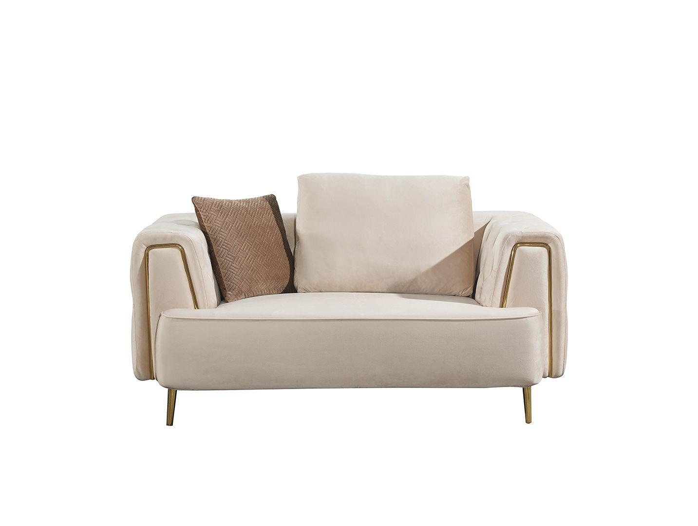 

                    
American Eagle Furniture AE-D832-CRM Sofa Set Cream Fabric Purchase 
