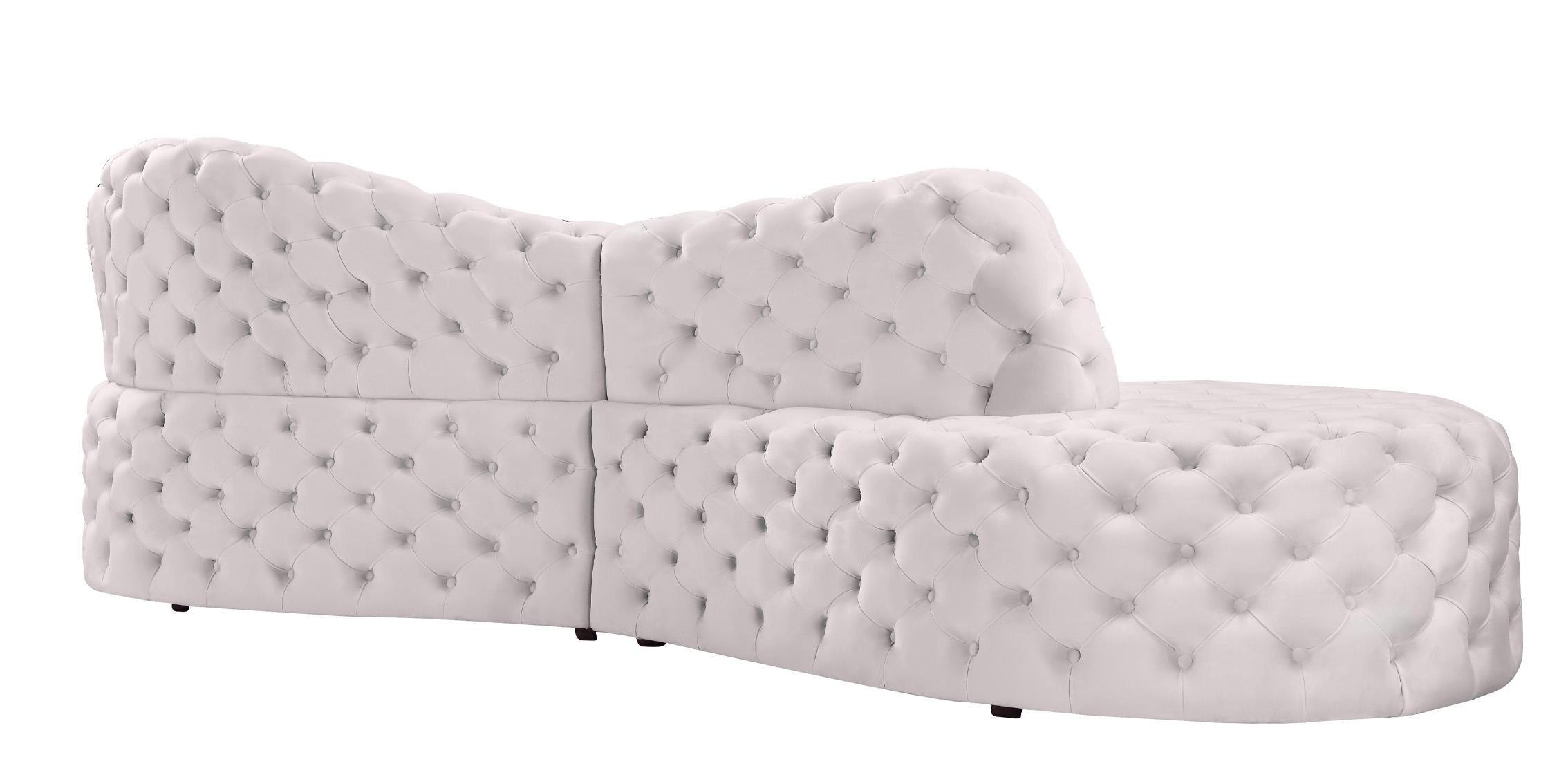 

    
654Cream-Sectional Glam Cream Velvet Tufted Sectional Sofa ROYAL 654Cream Meridian Contemporary

