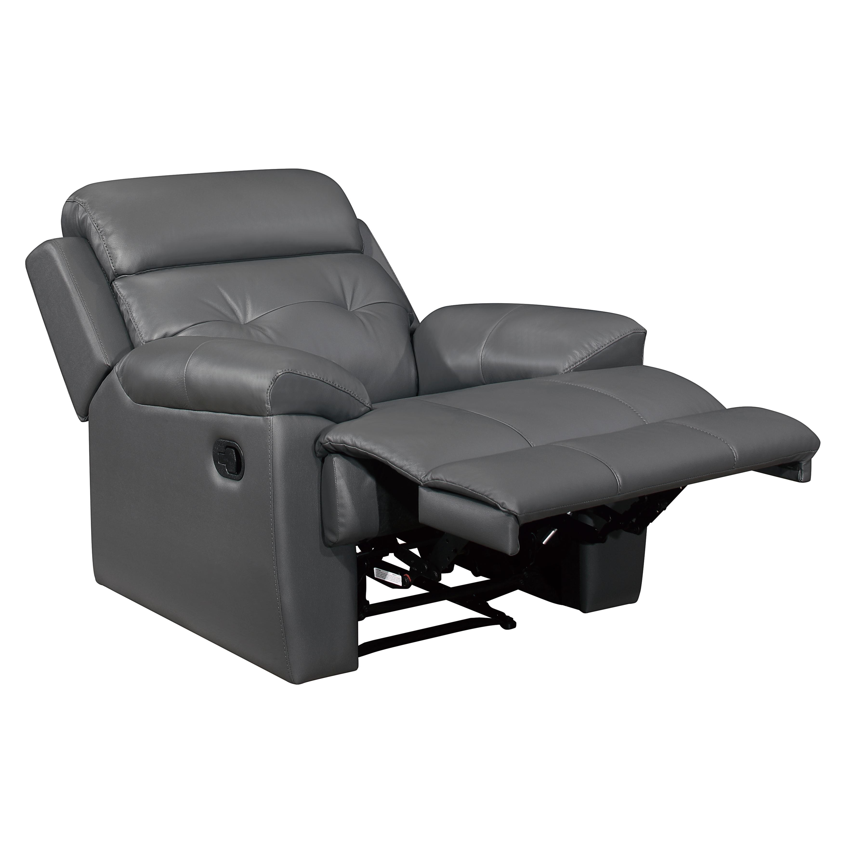 

    
Homelegance 9529DGY-1 Lambent Reclining Chair Dark Gray 9529DGY-1
