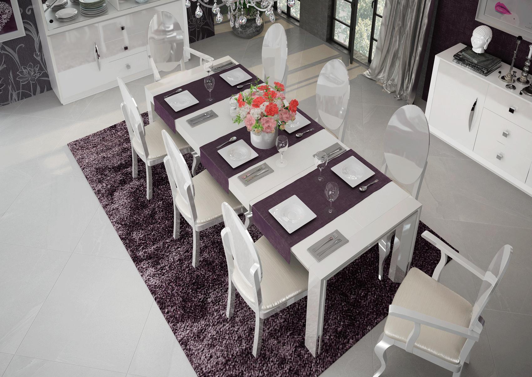 

    
ESF CARMENTABLEWHITE Dining Table Set White CARMENTABLEWHITE-7PC
