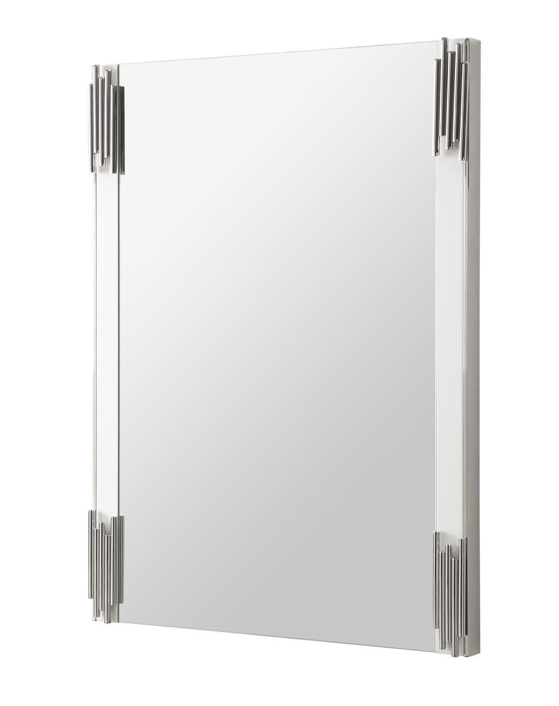 

                    
Buy White Gloss & Silver Accents Dresser + Mirror Set by VIG Modrest Token
