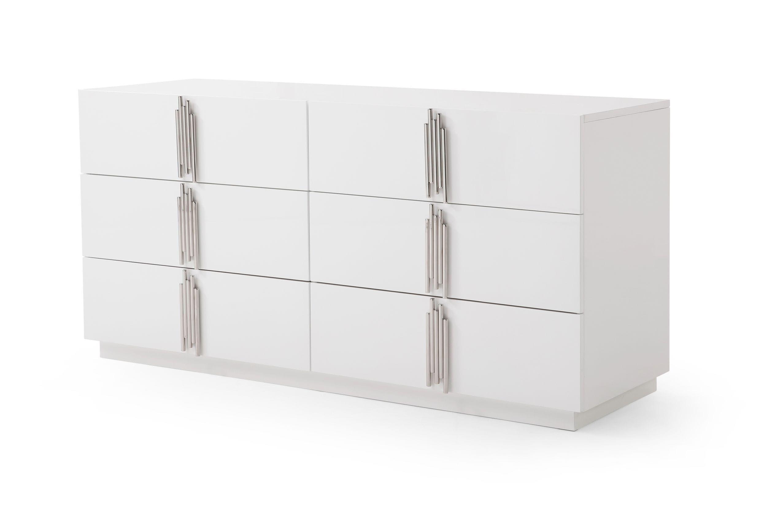 

    
VIG Furniture Token Dresser With Mirror White VGVCJ815-WHT-DRS-2pcs
