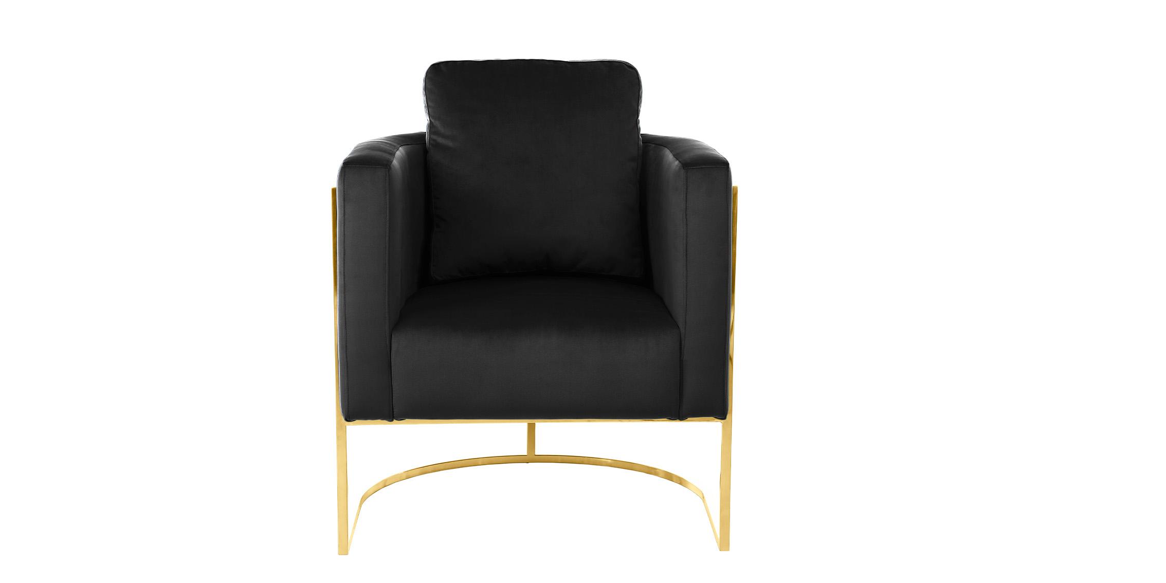

        
Meridian Furniture CASA 692Black-C Arm Chair Gold/Black Velvet 094308254685
