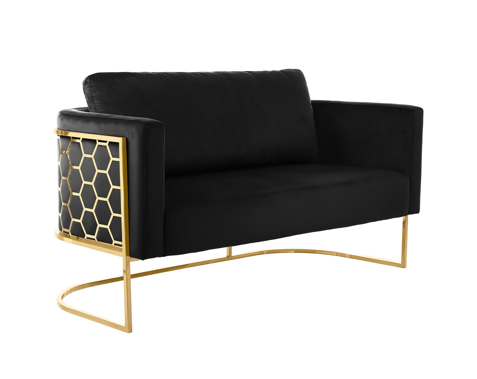 

    
Meridian Furniture CASA 692Black-S-Set-2 Sofa Set Gold/Black 692Black-S-Set-2
