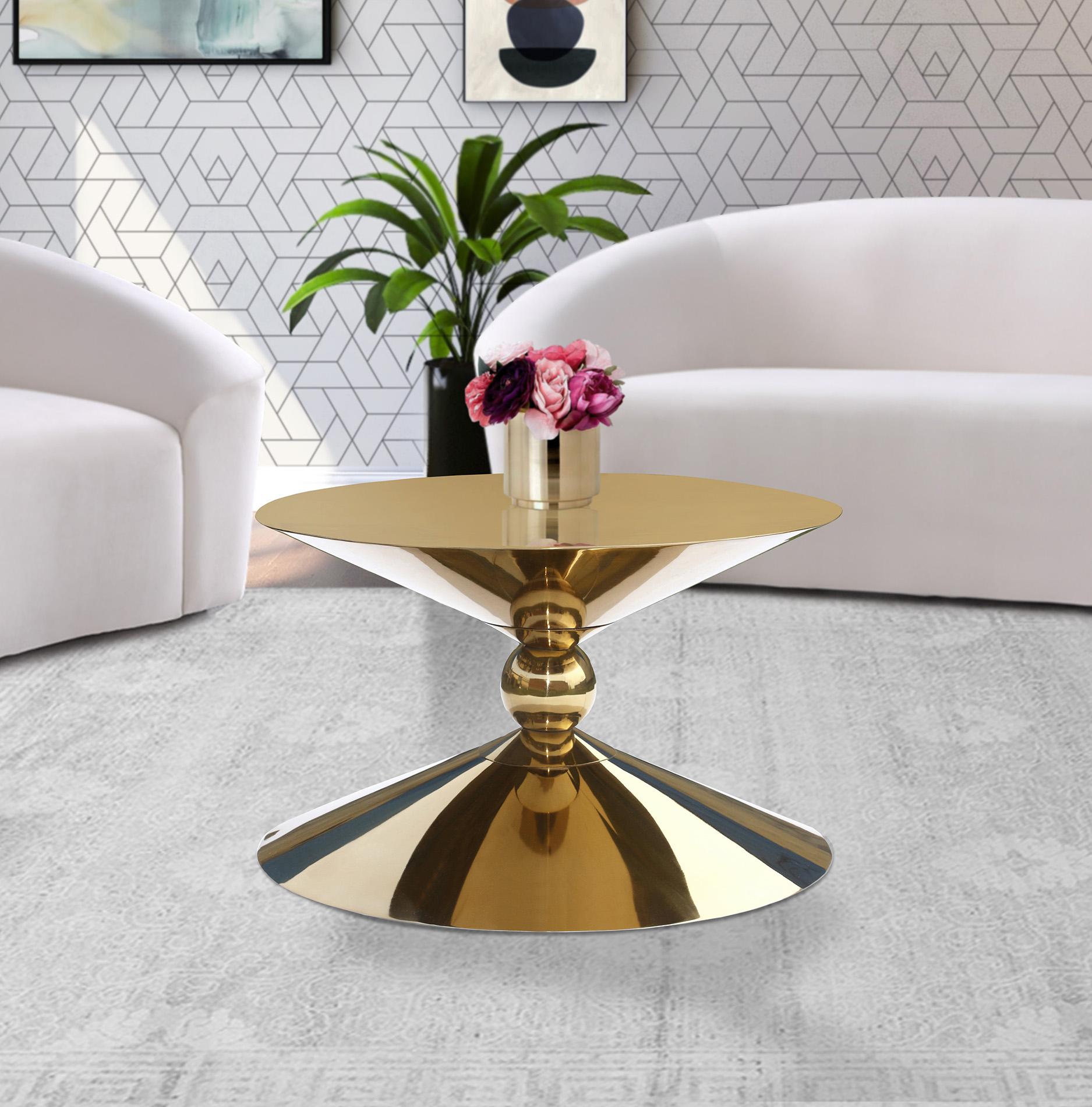 

        
753359803999Glam Gold Coffee Table  Set 2P MALIA 290-CT Meridian Contemporary Modern
