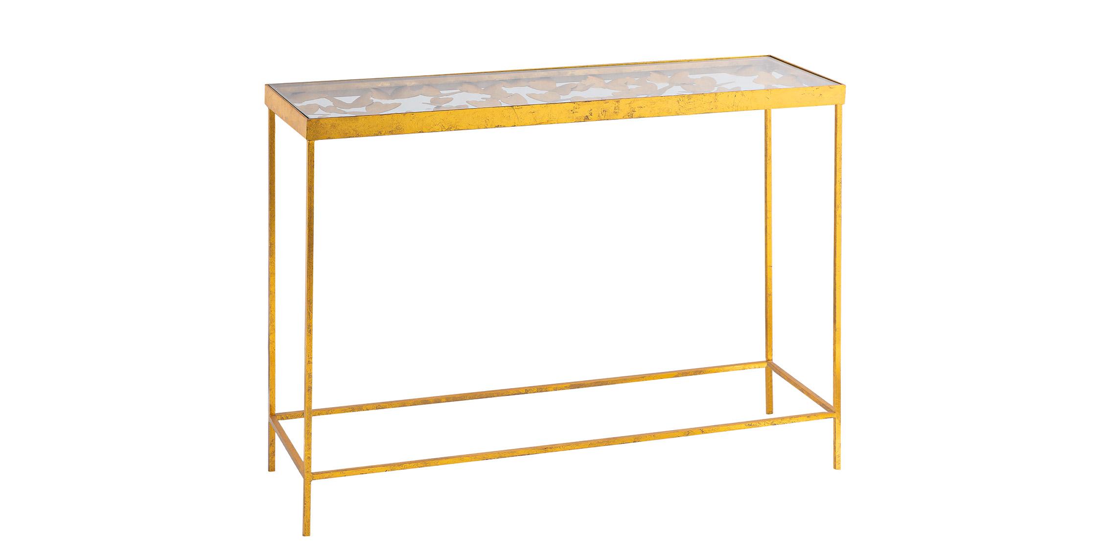 

        
Meridian Furniture BUTTERFLY 470-T Console Table Gold  704831409079
