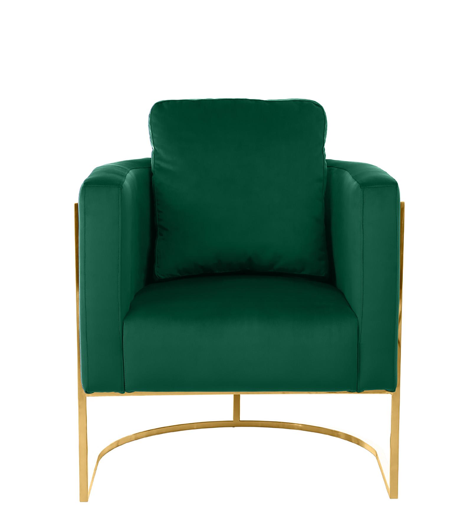 

        
Meridian Furniture CASA 692Green-C Arm Chair Green/Gold Velvet 094308254807
