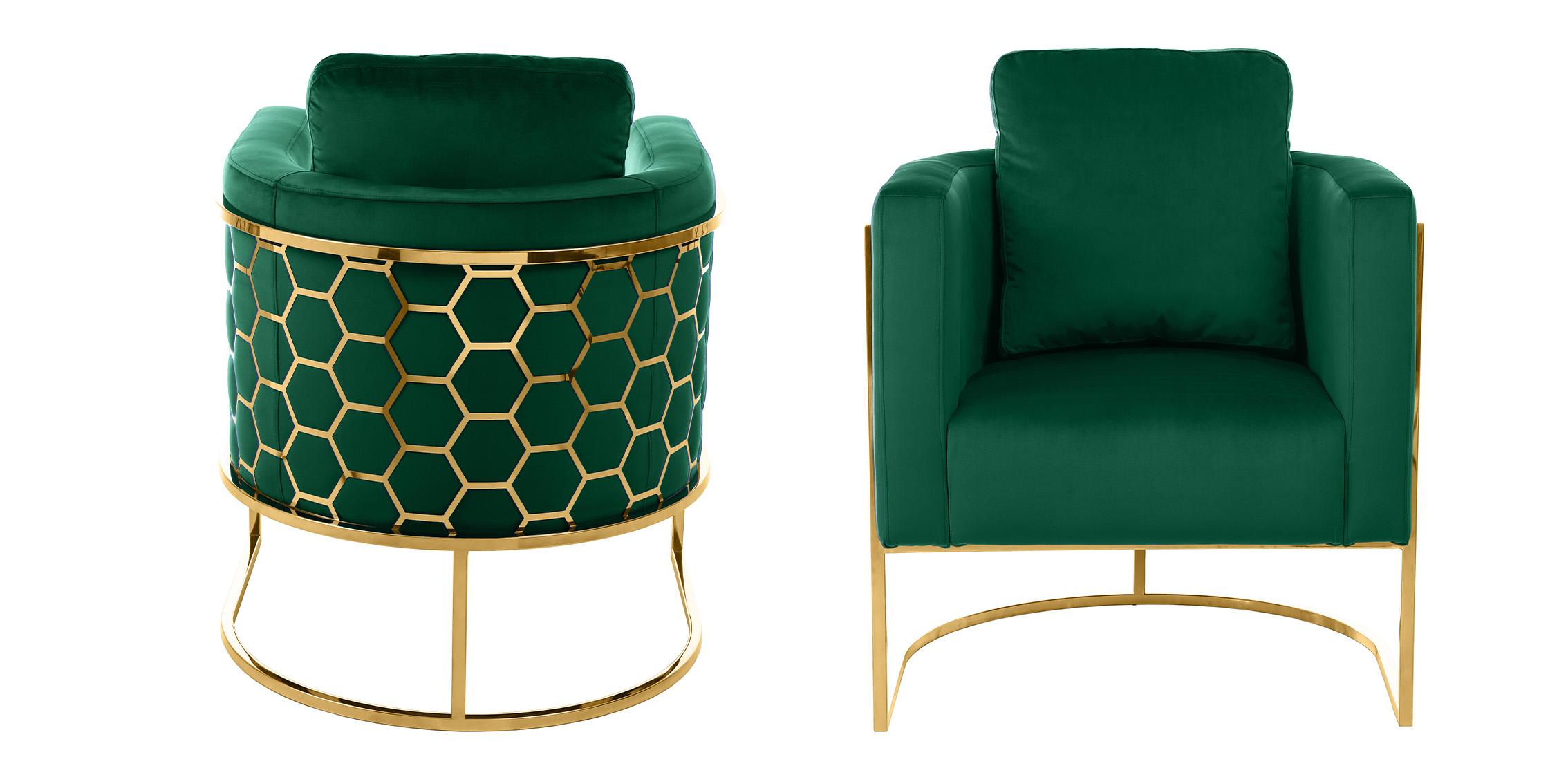 

    
Meridian Furniture CASA 692Green-C-Set-2 Arm Chair Set Green/Gold 692Green-C-Set-2
