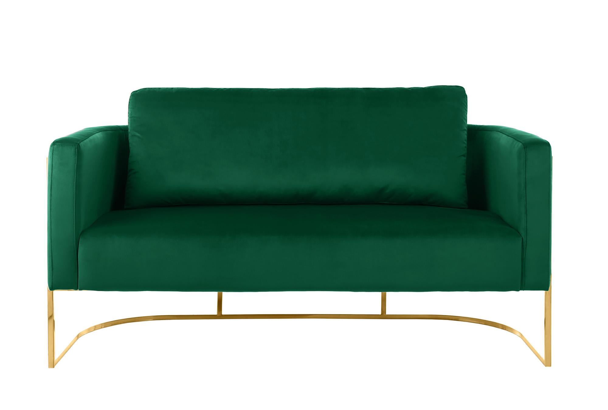 

        
094308254784Glam Gold & Green Velvet Sofa Set 2Pcs CASA 692Green-S Meridian Contemporary
