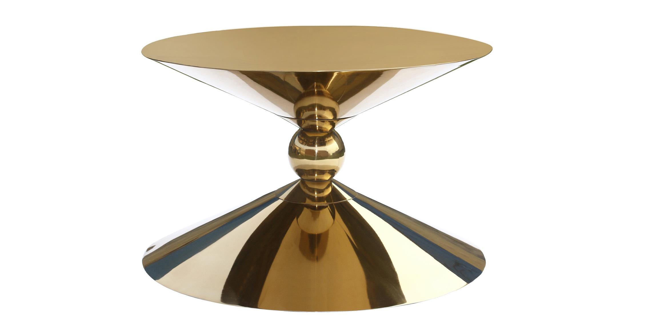 

    
Glam Gold Metal Coffee Table MALIA 290-CT Meridian Contemporary Modern
