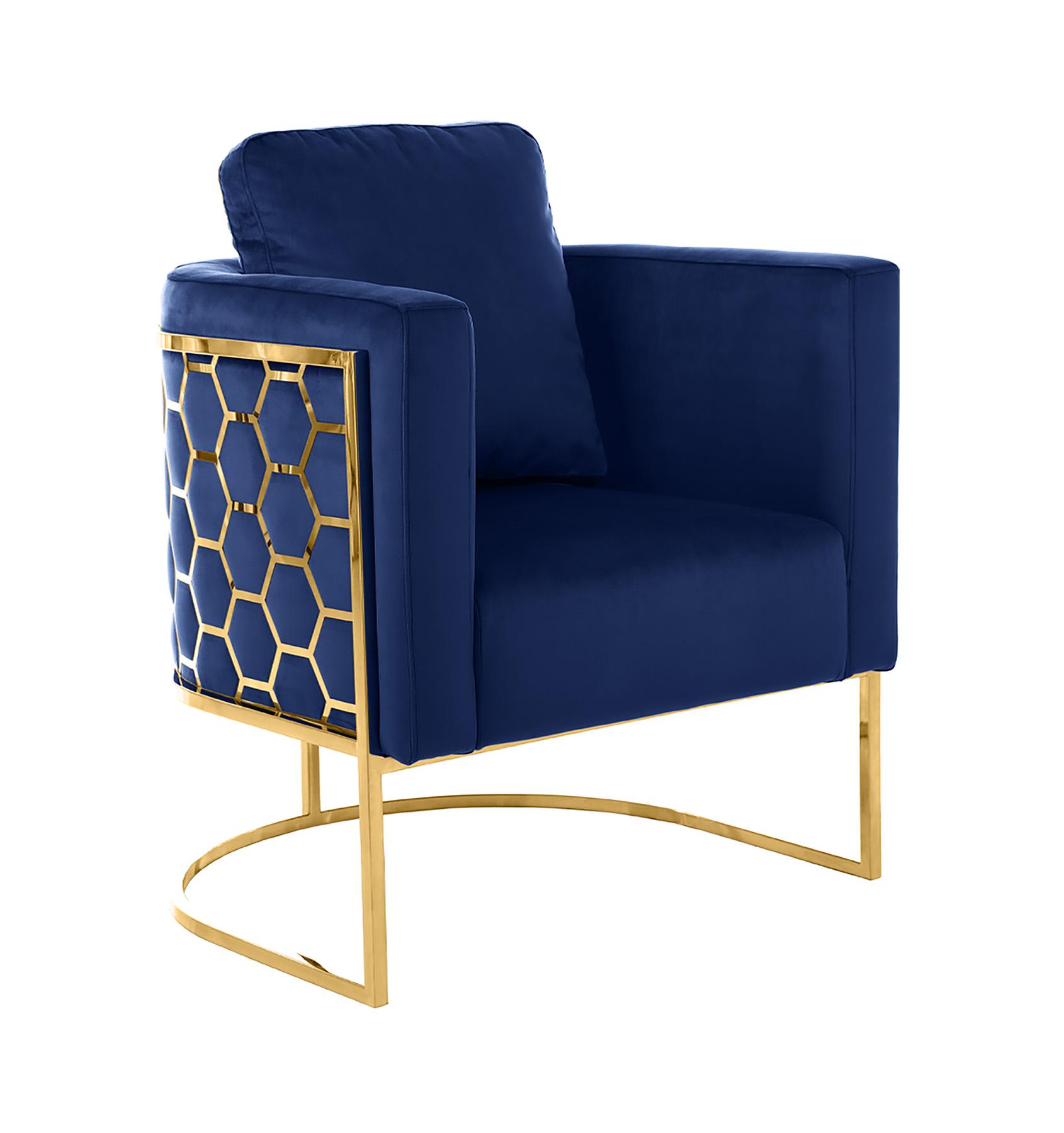 

        
Meridian Furniture CASA 692Navy-S-Set-3 Sofa Set Navy blue/Gold Velvet 094308254722
