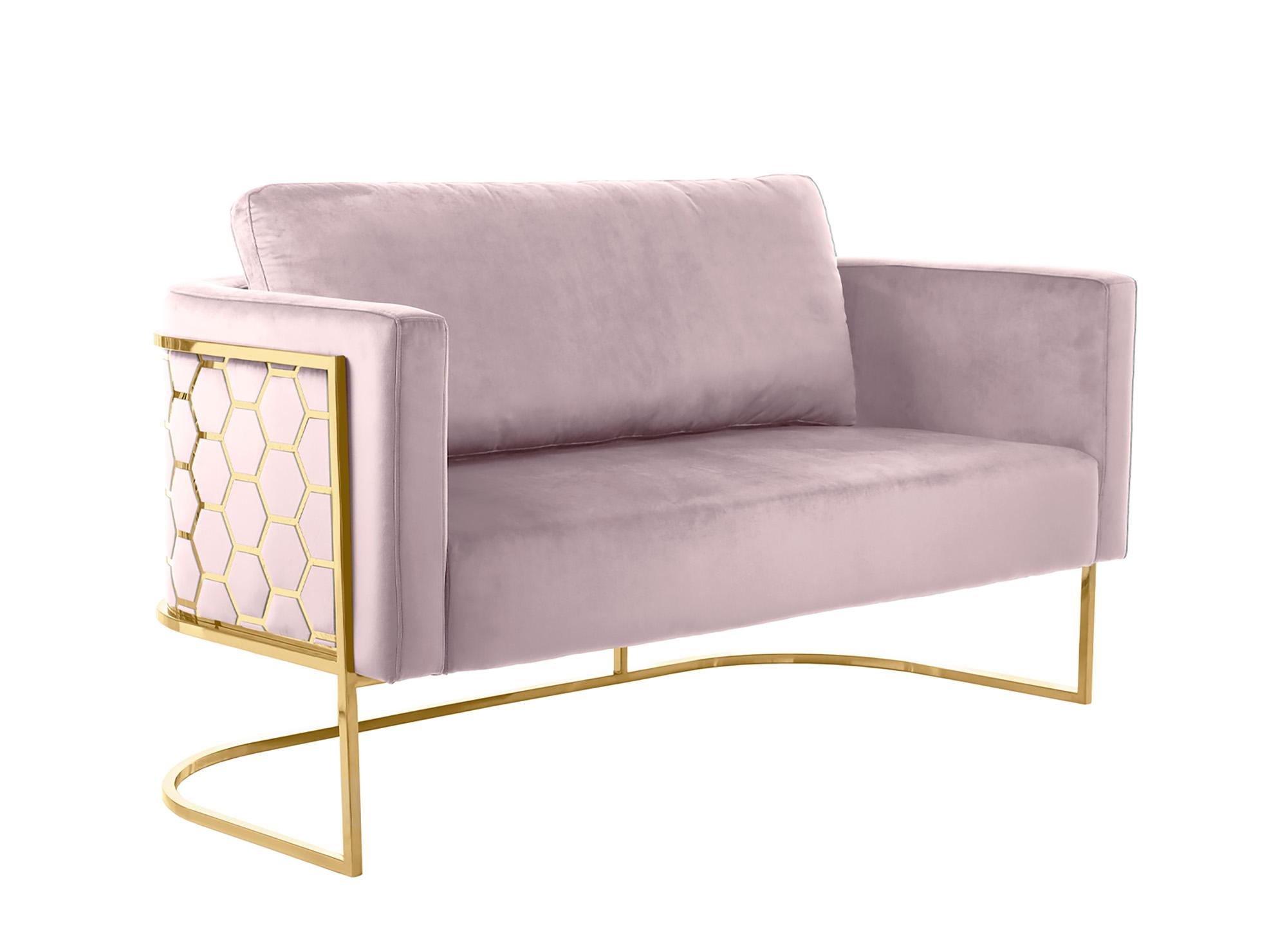 

    
Meridian Furniture CASA 692Pink-S-Set-3 Sofa Set Pink/Gold 692Pink-S-Set-3
